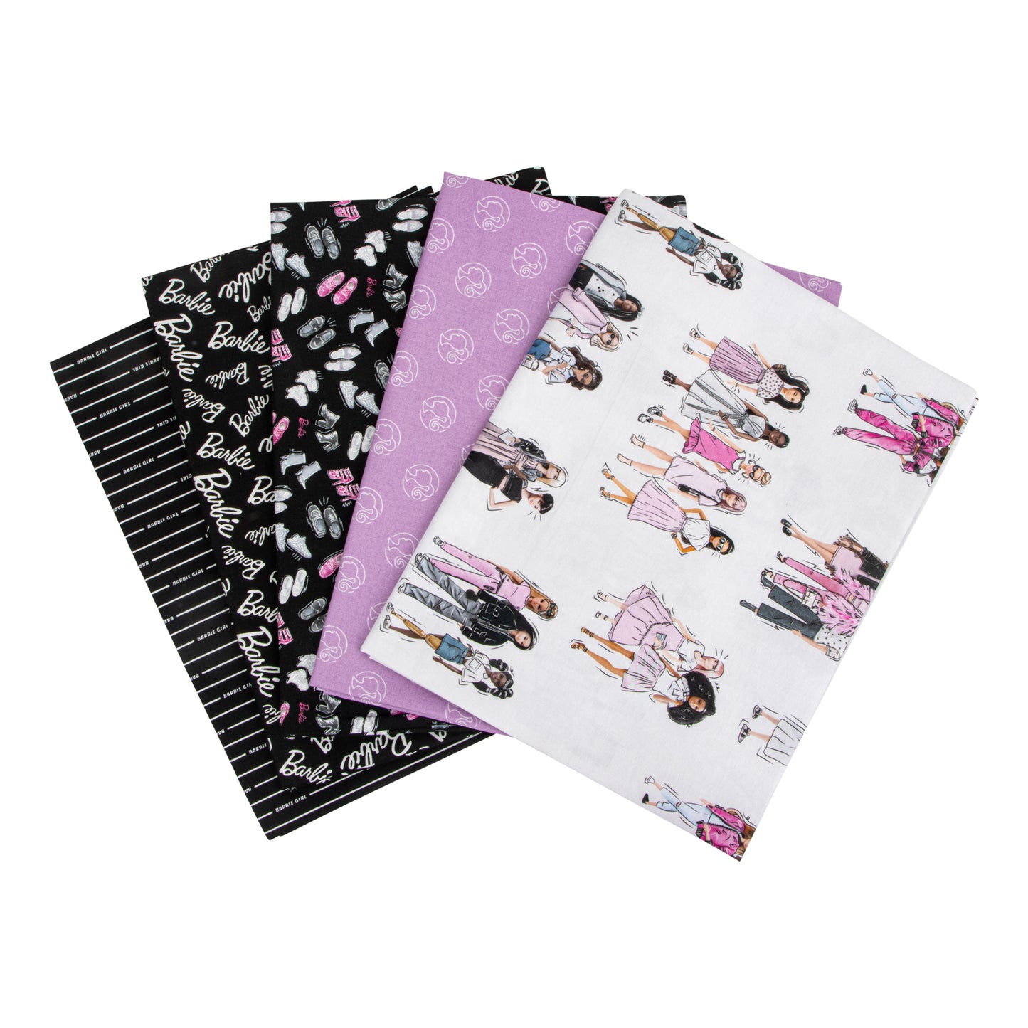 Barbie Girl 5 Yd Fabric Bundle - Barbie Girl Fabrics - Riley Blake Designs 12990W-5
