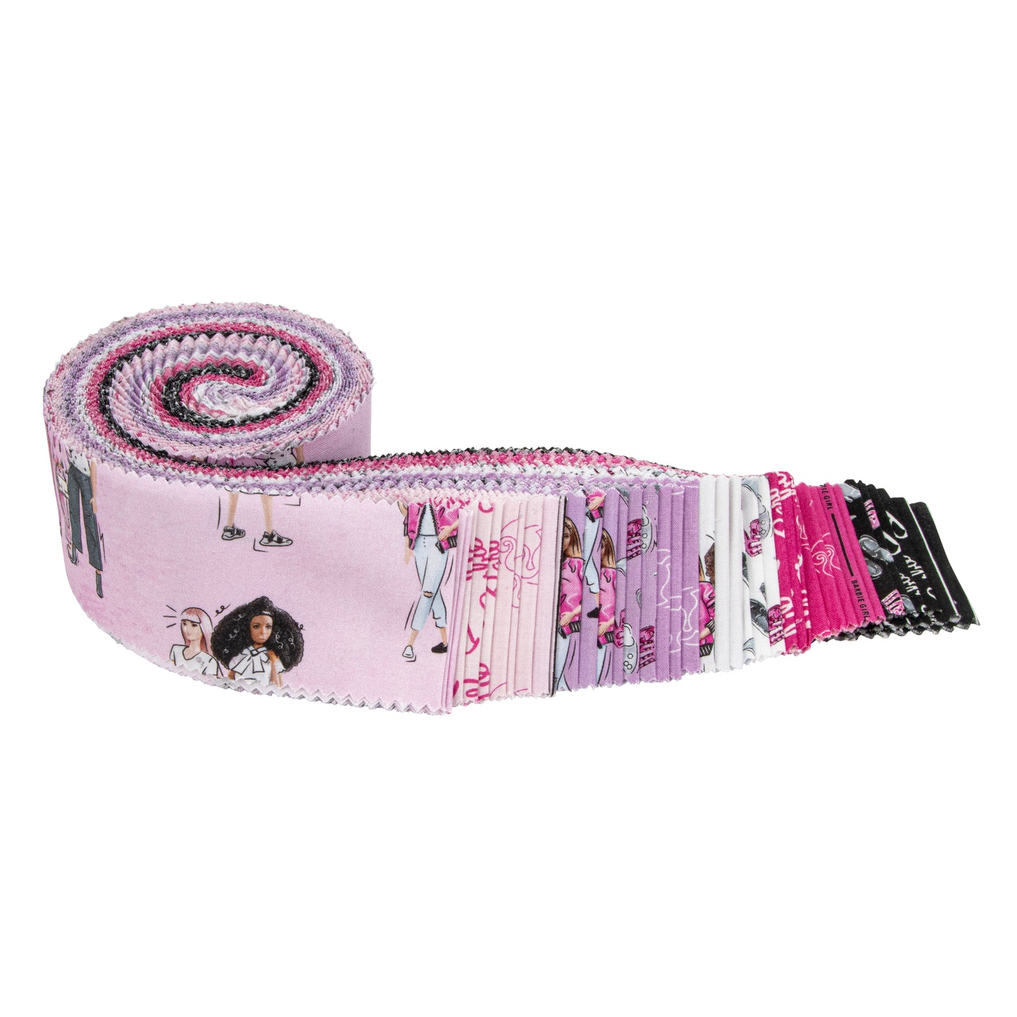 Barbie Girl Rolie Polie Jelly Roll - 40 pc. 2.5" - Riley Blake Designs - RP-12990