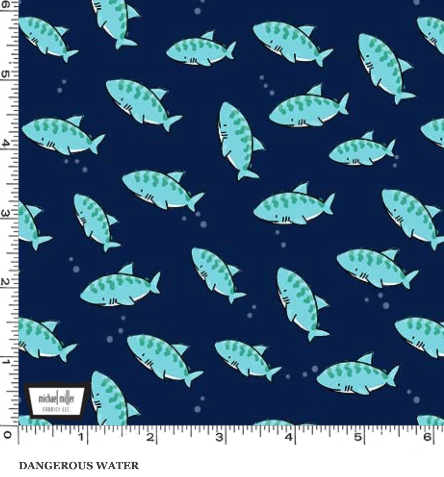 Dangerous Water Fabric - Nautilus Collection - Michael Miller Fabrics