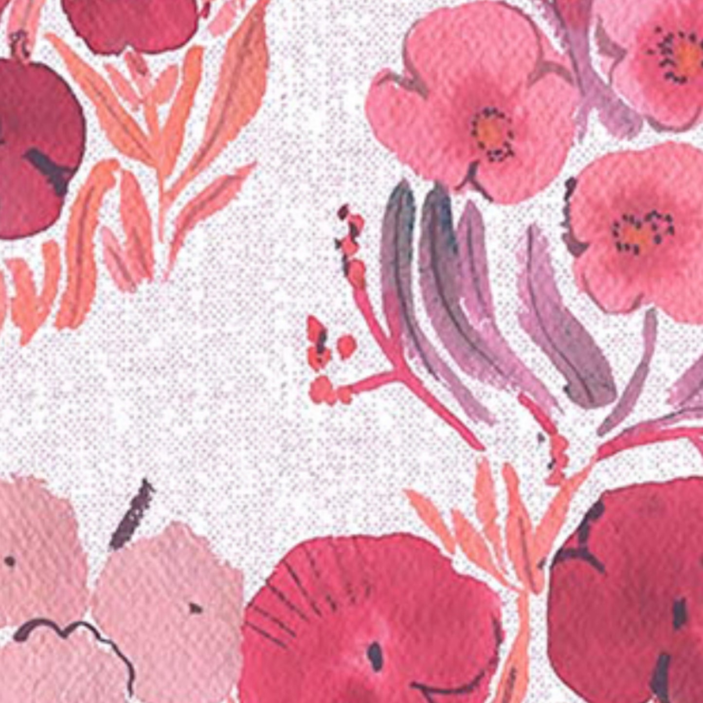 Floral in Berry - Penrose Collection - Figo Fabrics
