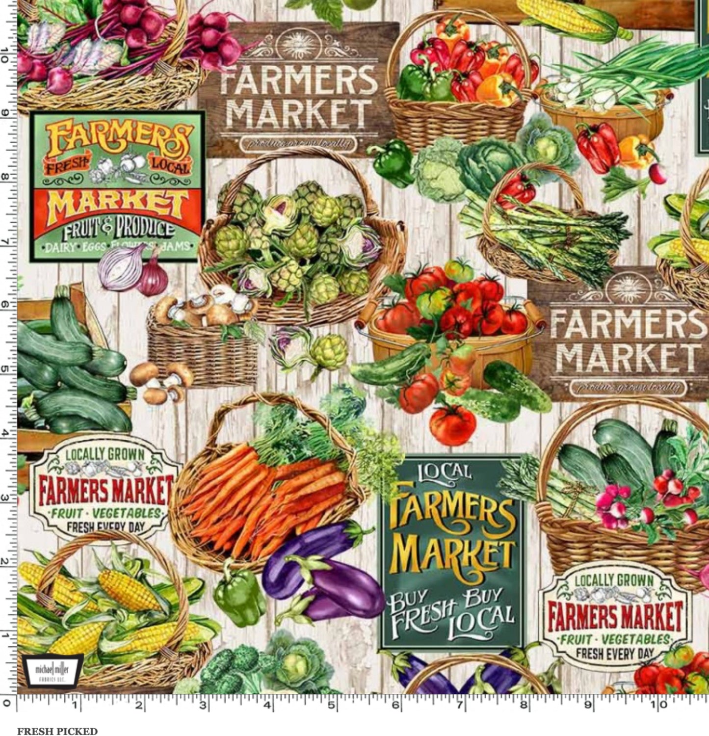 Fresh Picked Fabric - Fresh & Local Collection - Michael Miller Fabrics