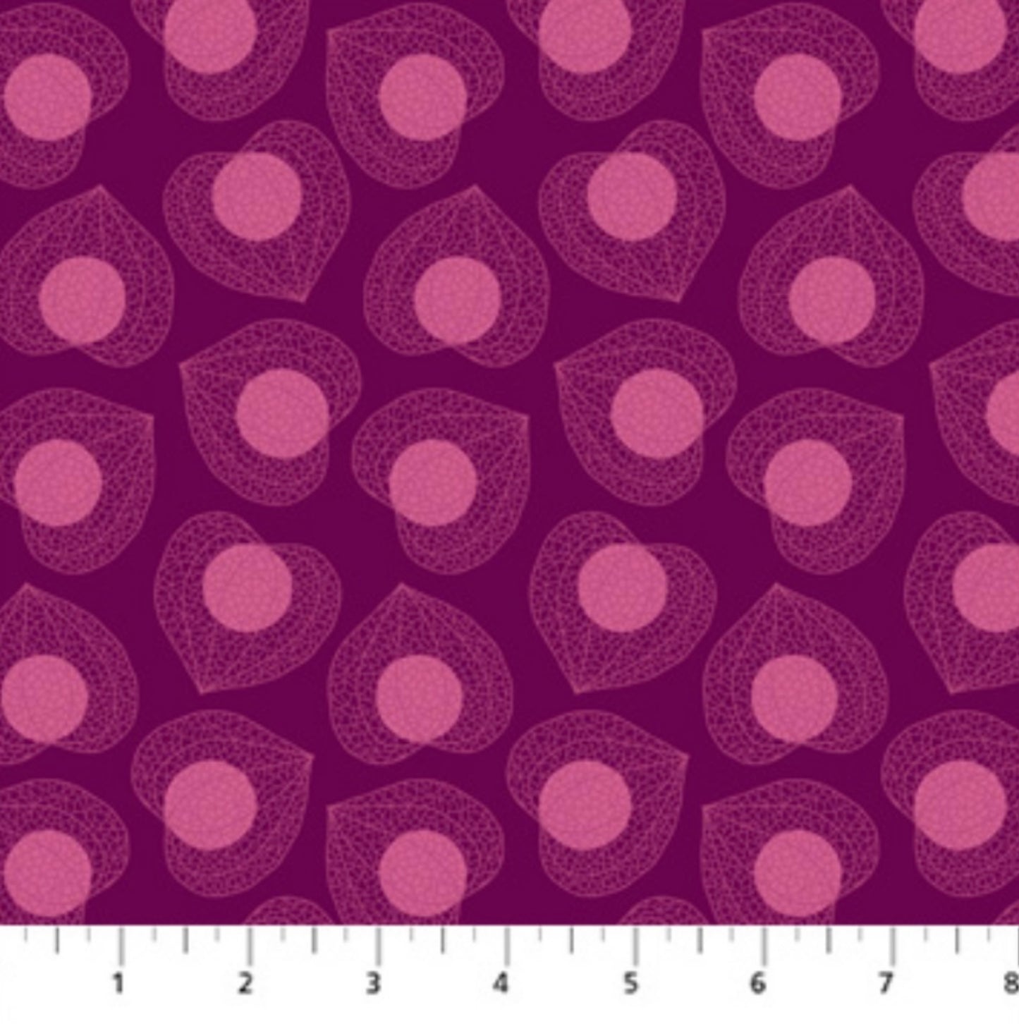 Golden Berry - Burgundy - Splendor Fabric Collection by Pippa Shaw for Figo Fabrics
