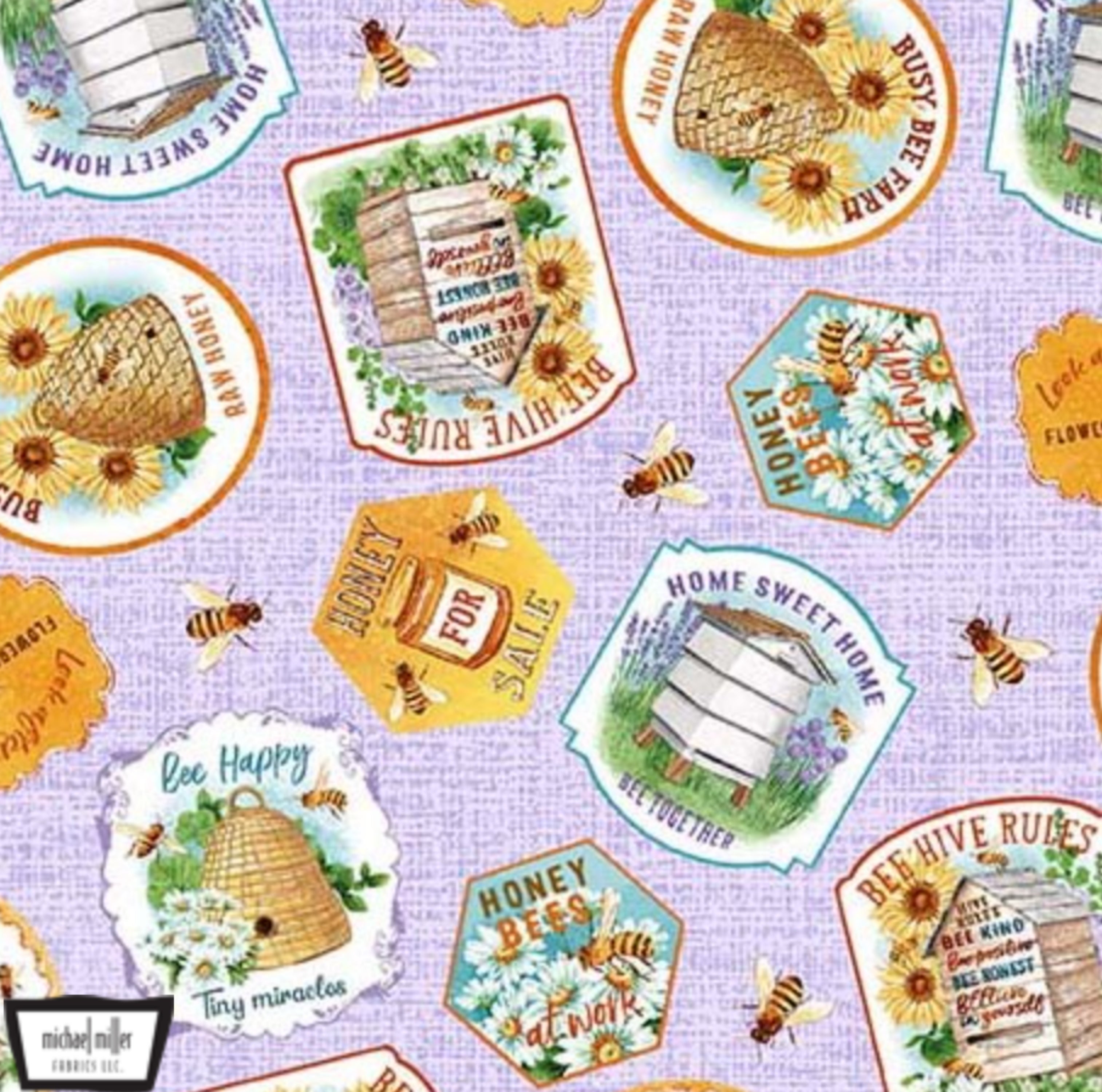 Honey For Sale Bee Culture Collection Michael Miller Fabrics Dalisay Design Fabrics 