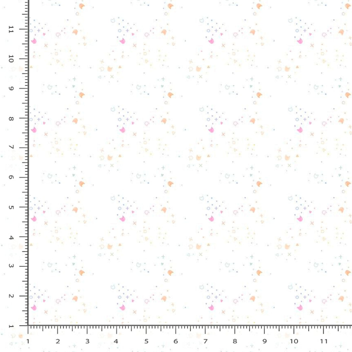 Baby Kitty Litter Fabric Blender from the Kitty Litter Fabric Collection by Dear Stella Fabrics