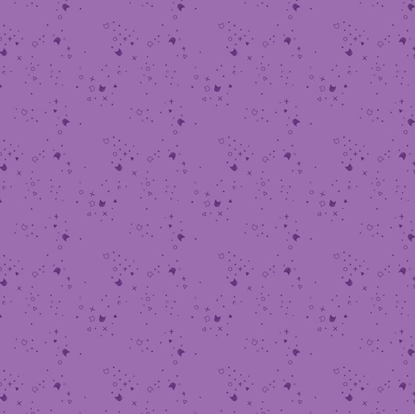 Kitty Litter Fabric Blender in Thistle - from the Kitty Litter Collection by Pammie Jane for Dear Stella Fabrics