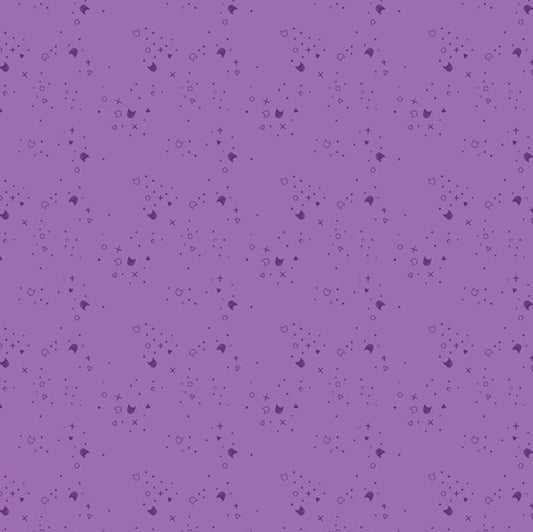Kitty Litter Fabric Blender in Thistle - from the Kitty Litter Collection by Pammie Jane for Dear Stella Fabrics