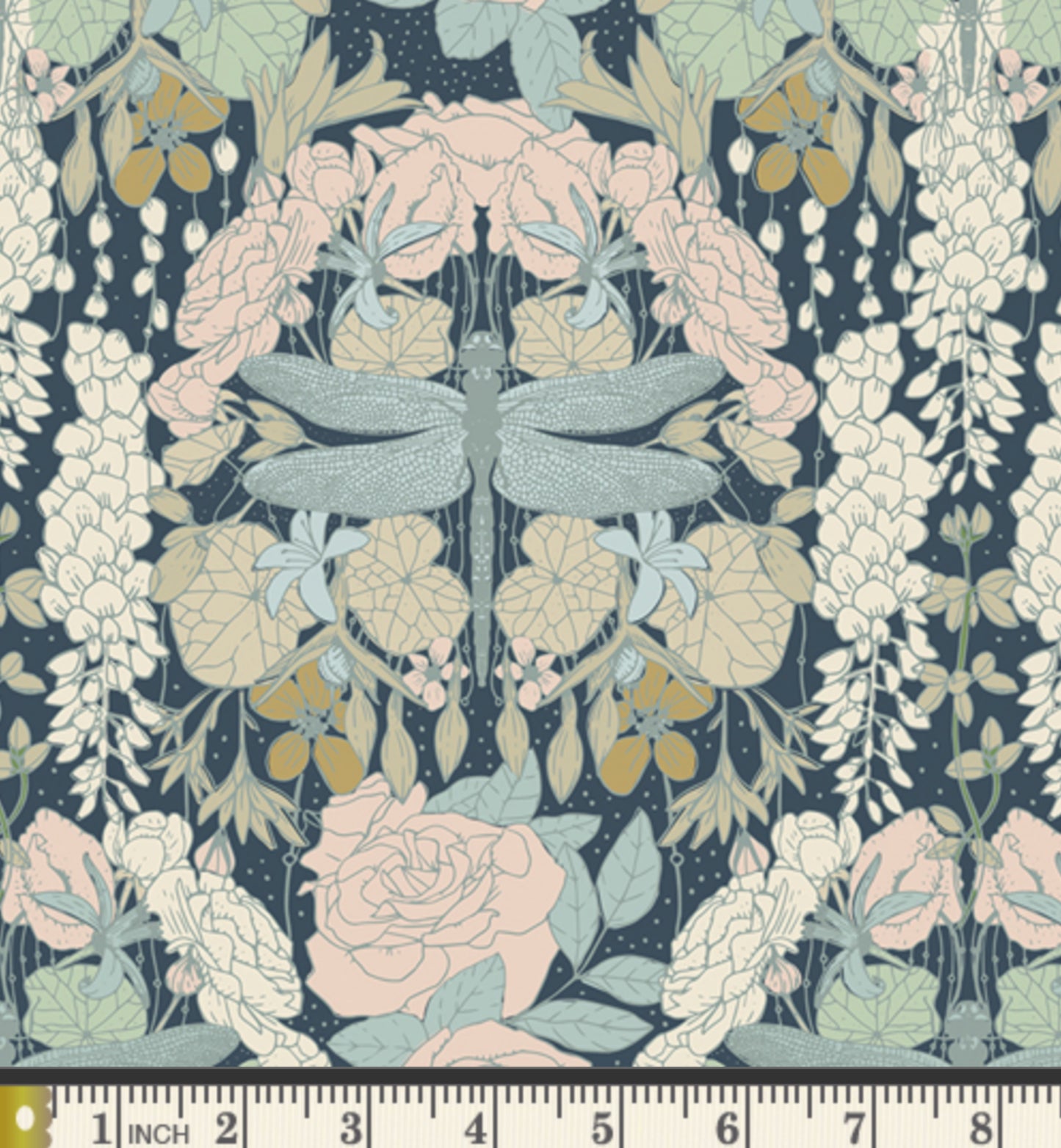 Libellule Awakening Fabric - Spring Equinox - Art Gallery Fabrics