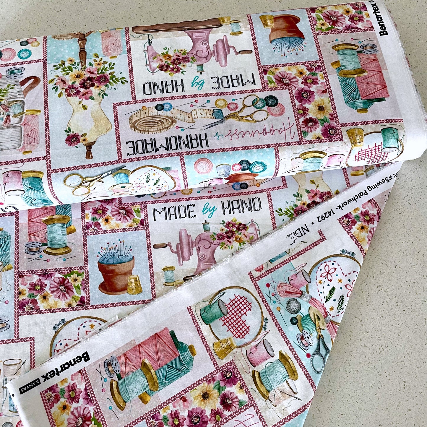 Sewing Patchwork Multi - Sew In Love Collection - Kanvas Fabrics
