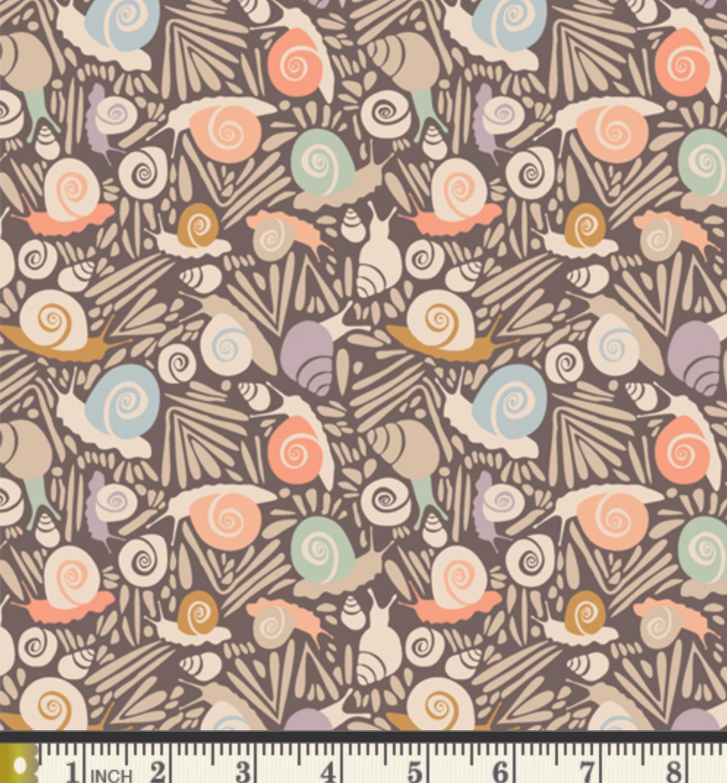 Snails Driftwood - Suzy Quilts - Art Gallery Fabrics