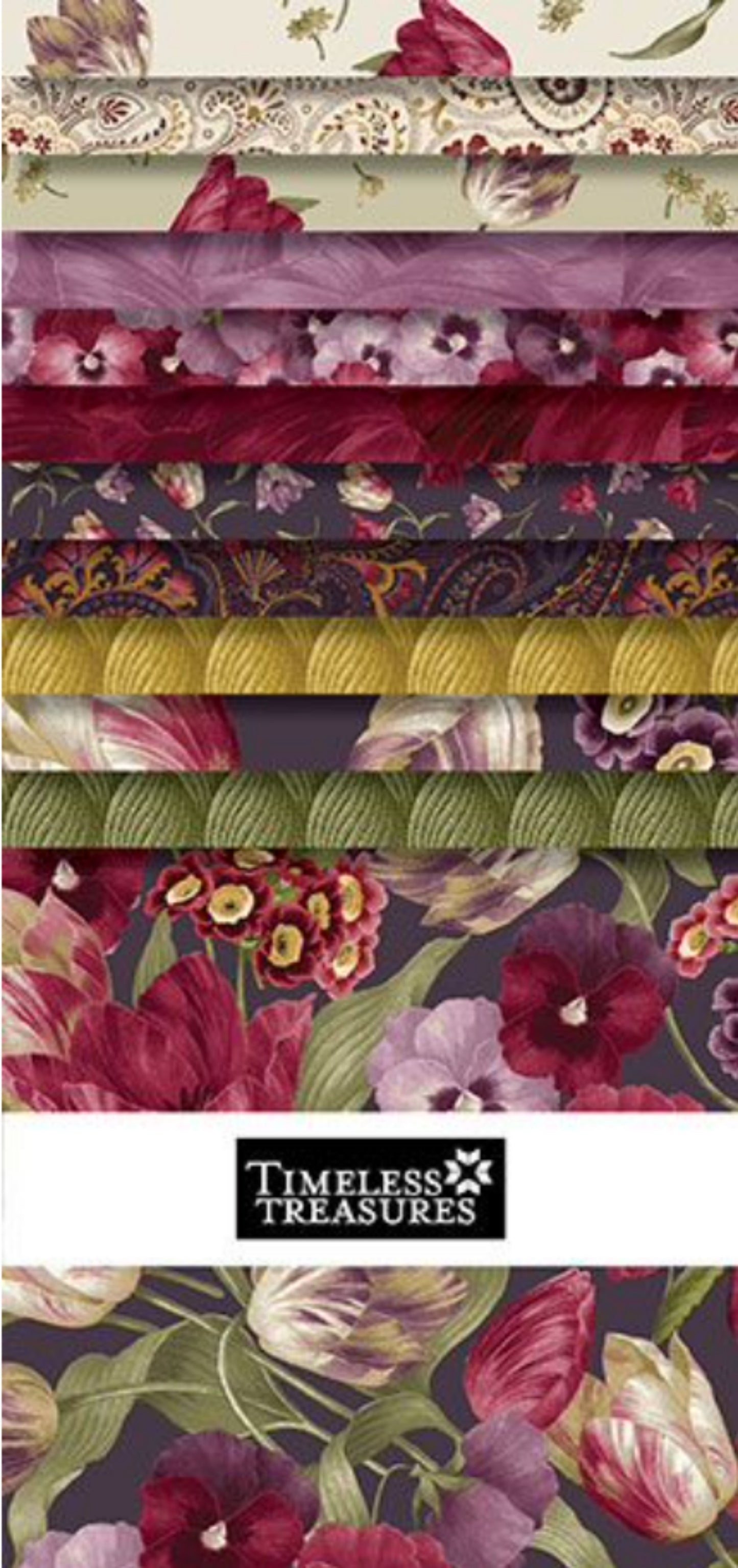 Laurel Collection 42 pc Layer Cake - TT Fabrics - CP10SQ42-CD