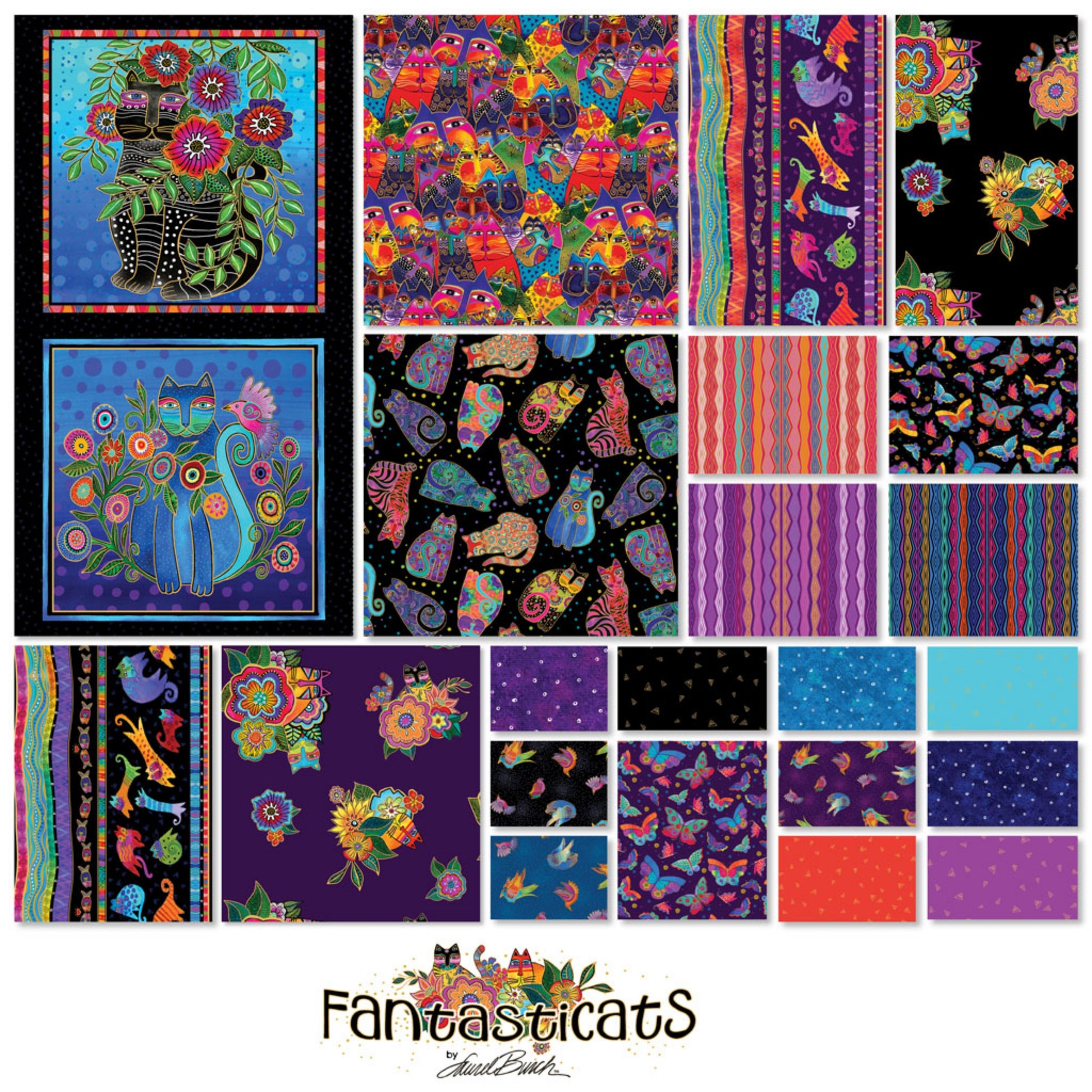 Fantasticats FQ Bundle with Pillow Panel included.