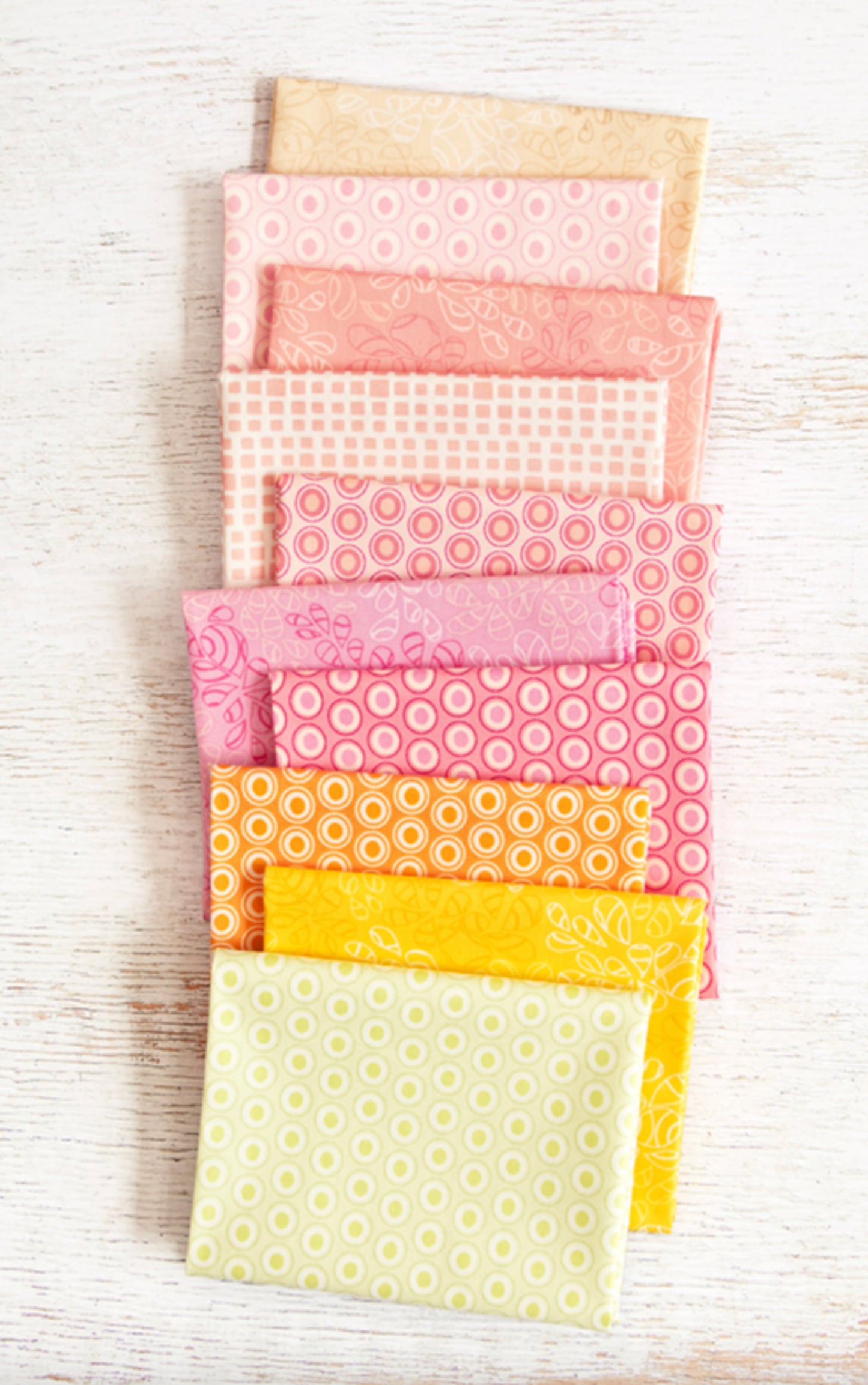 Macaroons Elements Fat Quarter Bundle - 10 FQ - Sweet Treats Collection - Art Gallery Fabrics