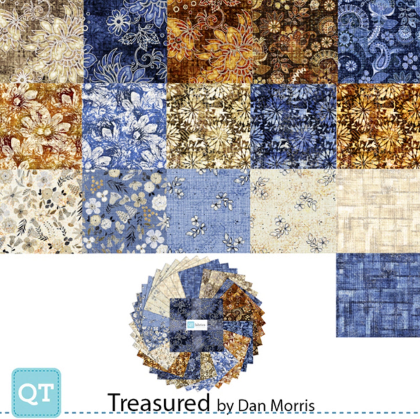 Treasured Layer Cake 42 pc - QT Fabrics
