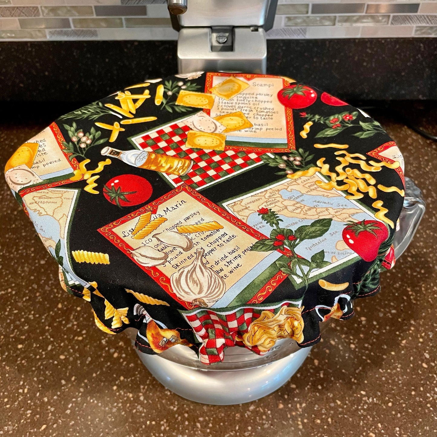 Stand Mixer Bowl Covers - Italian Bistro Cooking