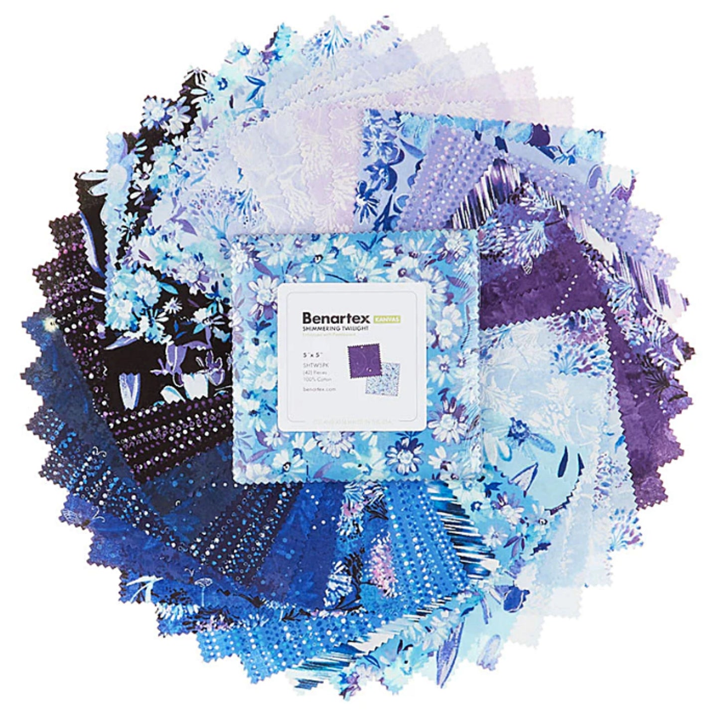 Shimmering Twilight 5 in. Charm Pack | Shimmering Twilight 42 Piece Kanvas | Shimmering Twilight SHTW5PK