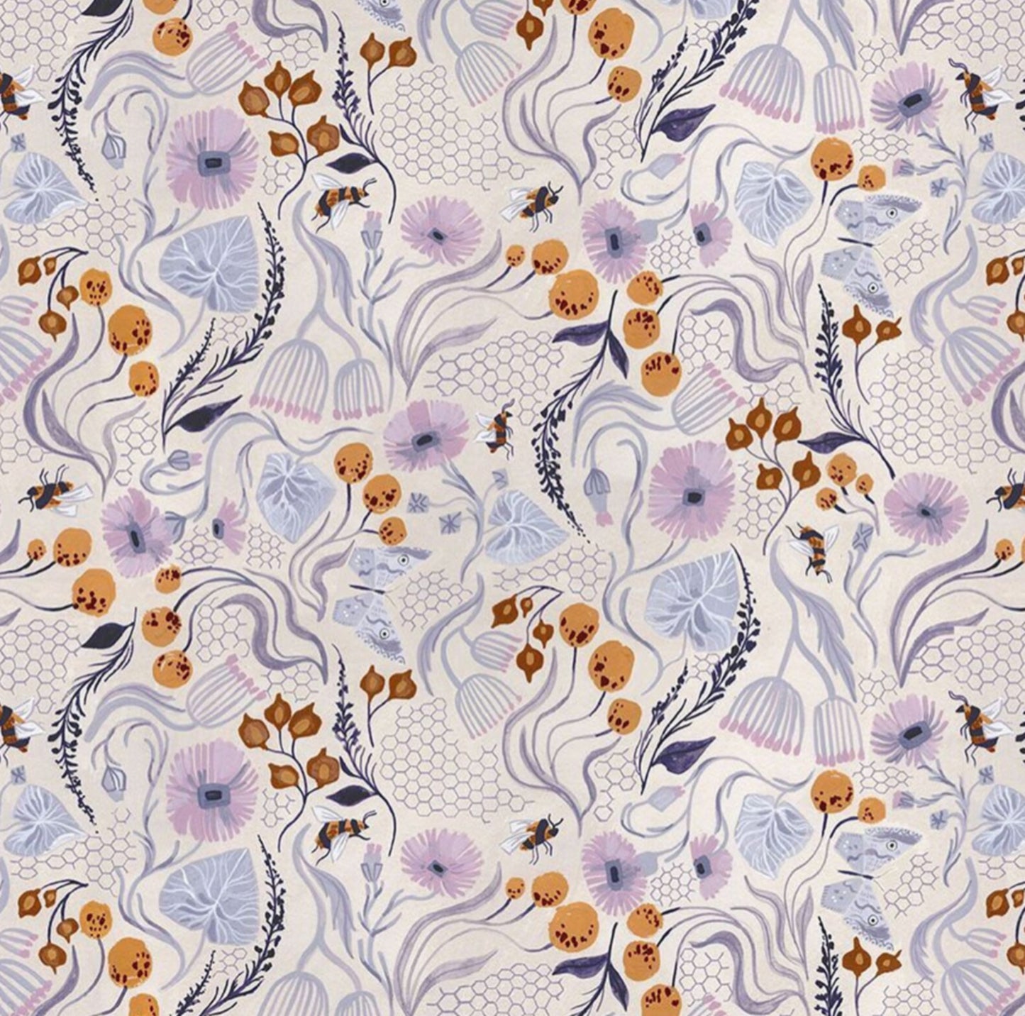 Busy Bees - Cottage Grove Collection by Rae Ritchie for Dear Stella DRR2424