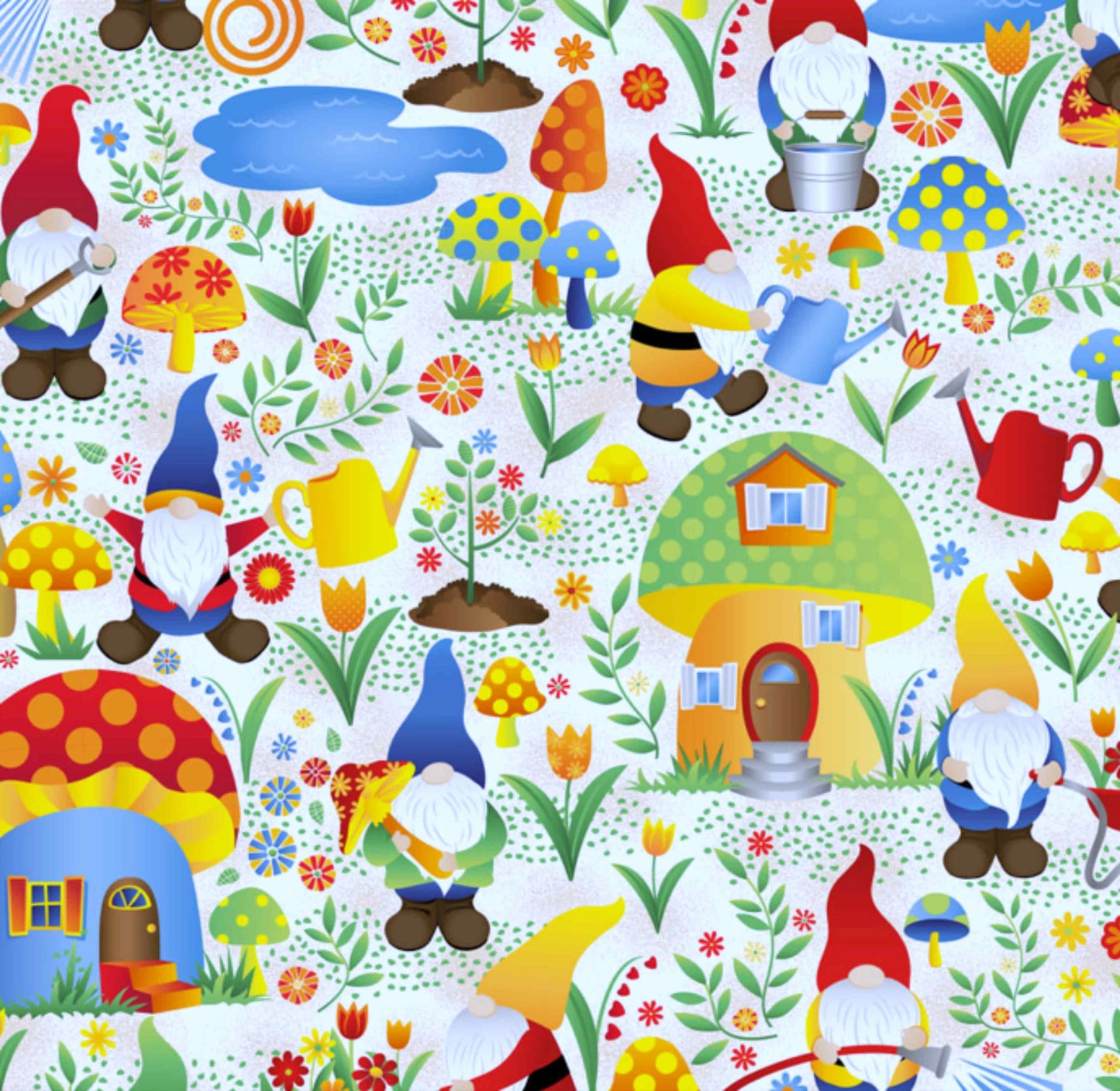 Stand Mixer Bowl Covers - Woodland Gnomies