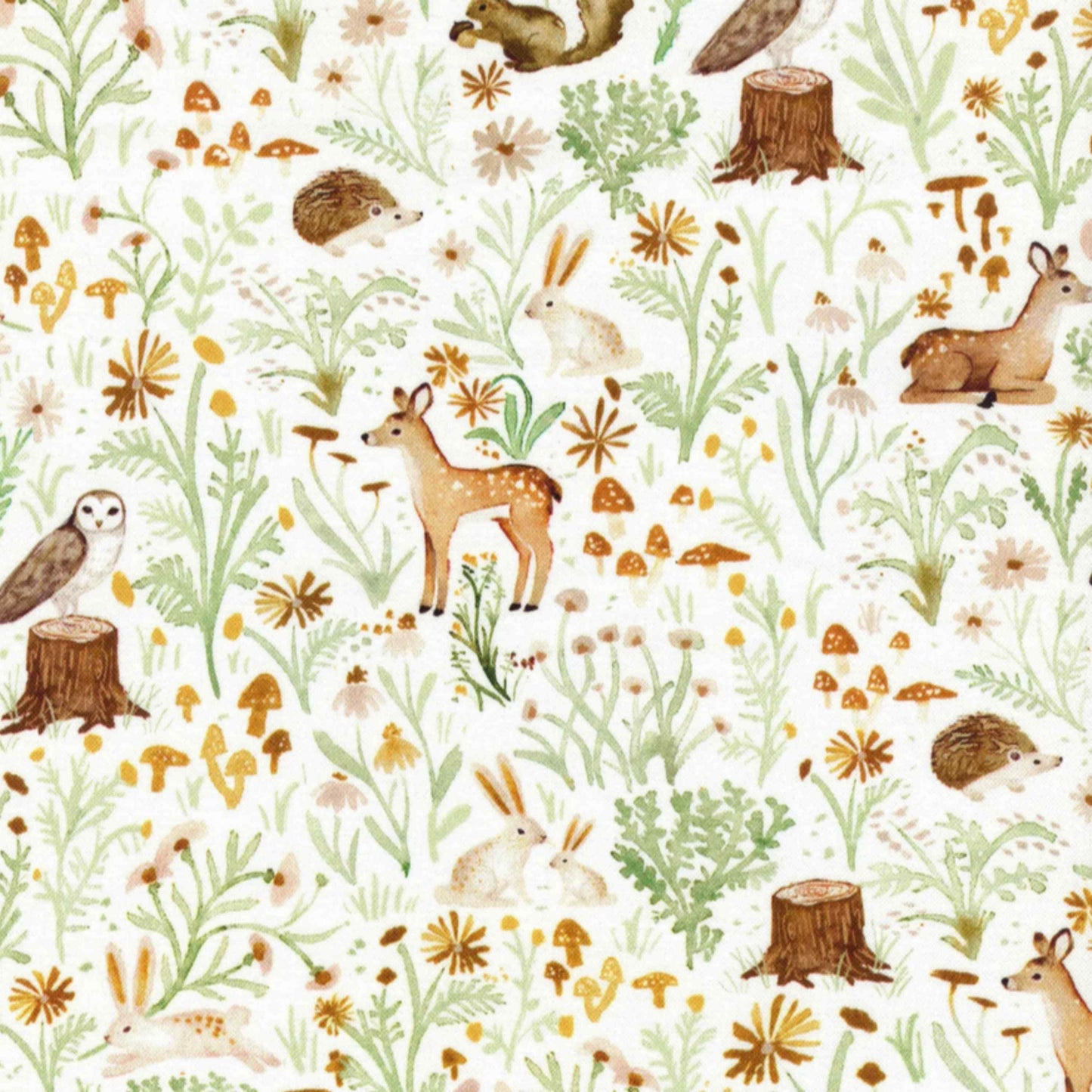 Fabric By The Yard - Dear Stella - Wood You Be Mine - DCJ2286 - Snail Patrol