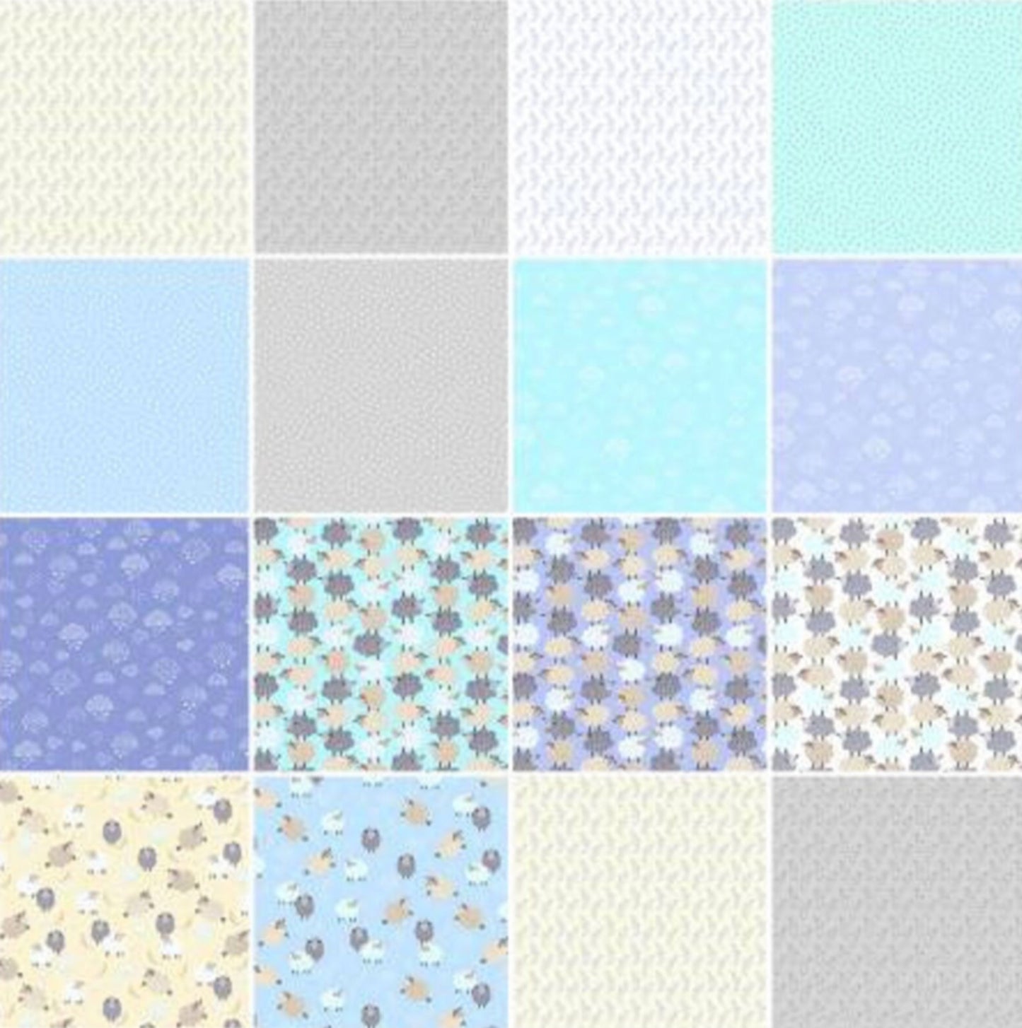 Sweet Dreams Flannel 10 x 10 in. Layer Cake | Sweet Dreams Layer Cake Kanvas Studio for Benartex