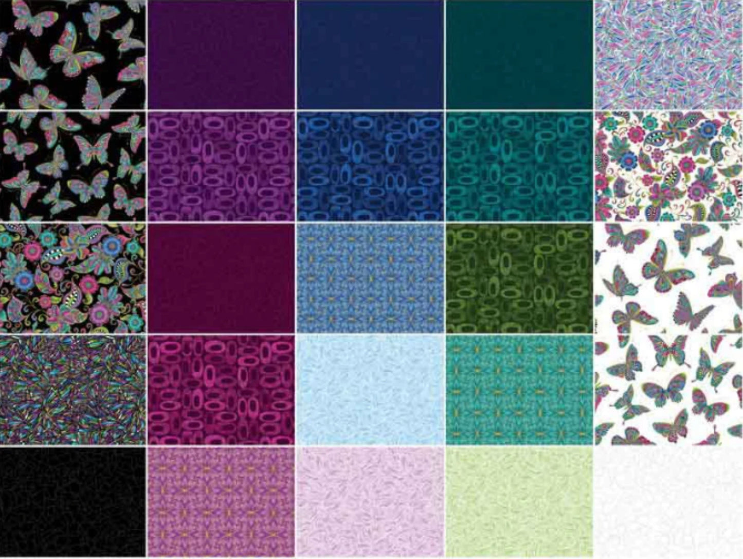 Alluring Butterflies 10 in Layer Cake | Alluring Butterflies 42 Piece | Alluring Butterflies ALB10PK