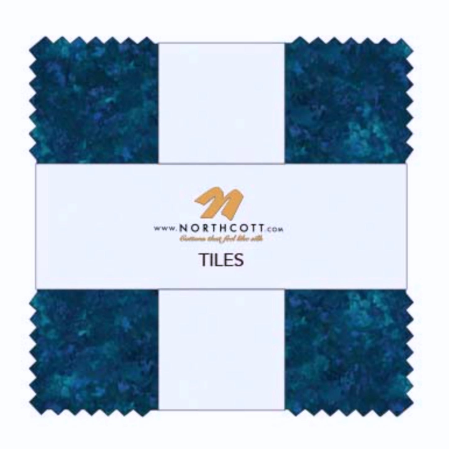 Chroma Layer Cake Tiles 10 x 10 Inch 42 Pieces - Northcott Chroma TCHROM42-10
