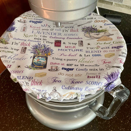 Stand Mixer Bowl Covers - Lavender Scones