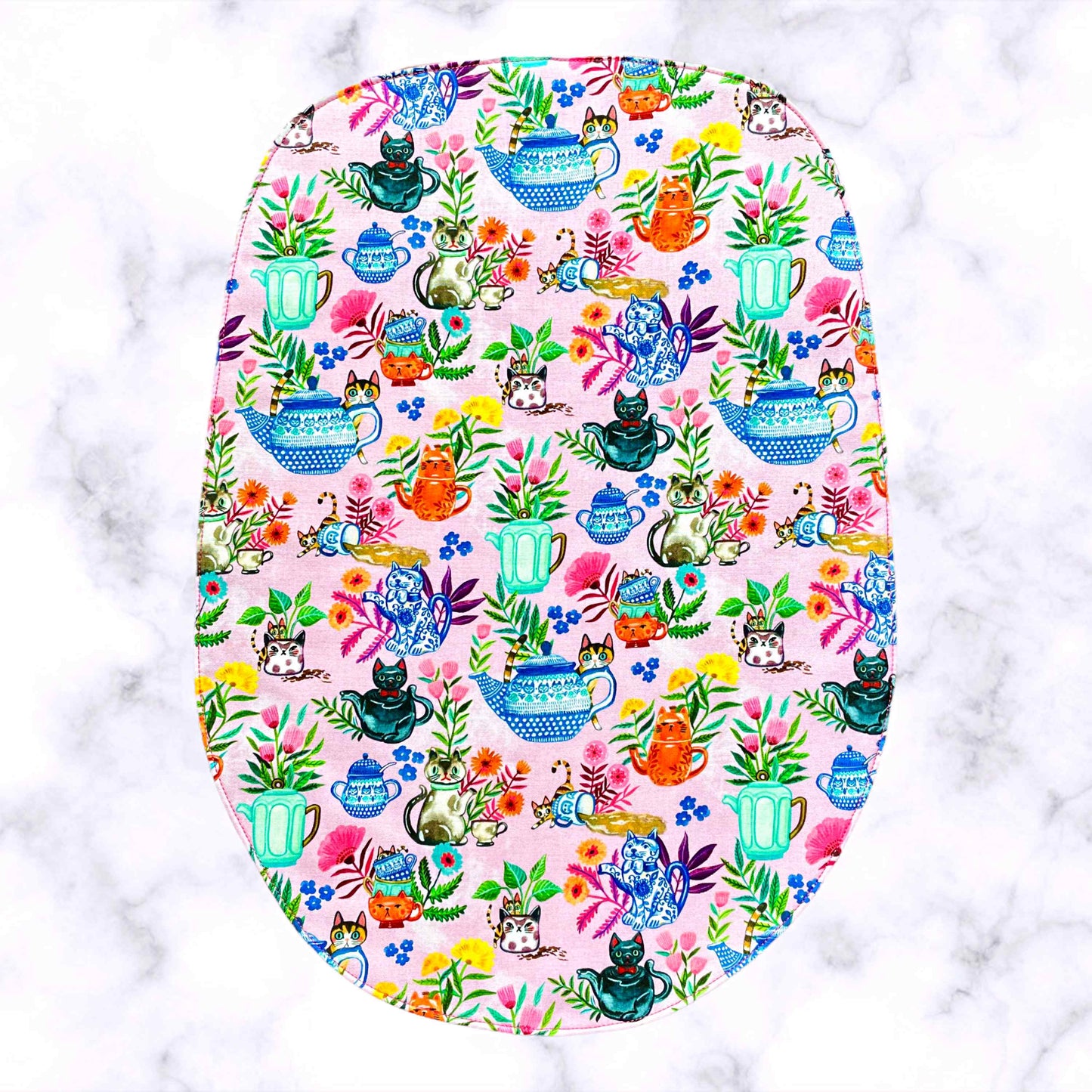 Stand Mixer Bowl Covers - Cat Tea Party