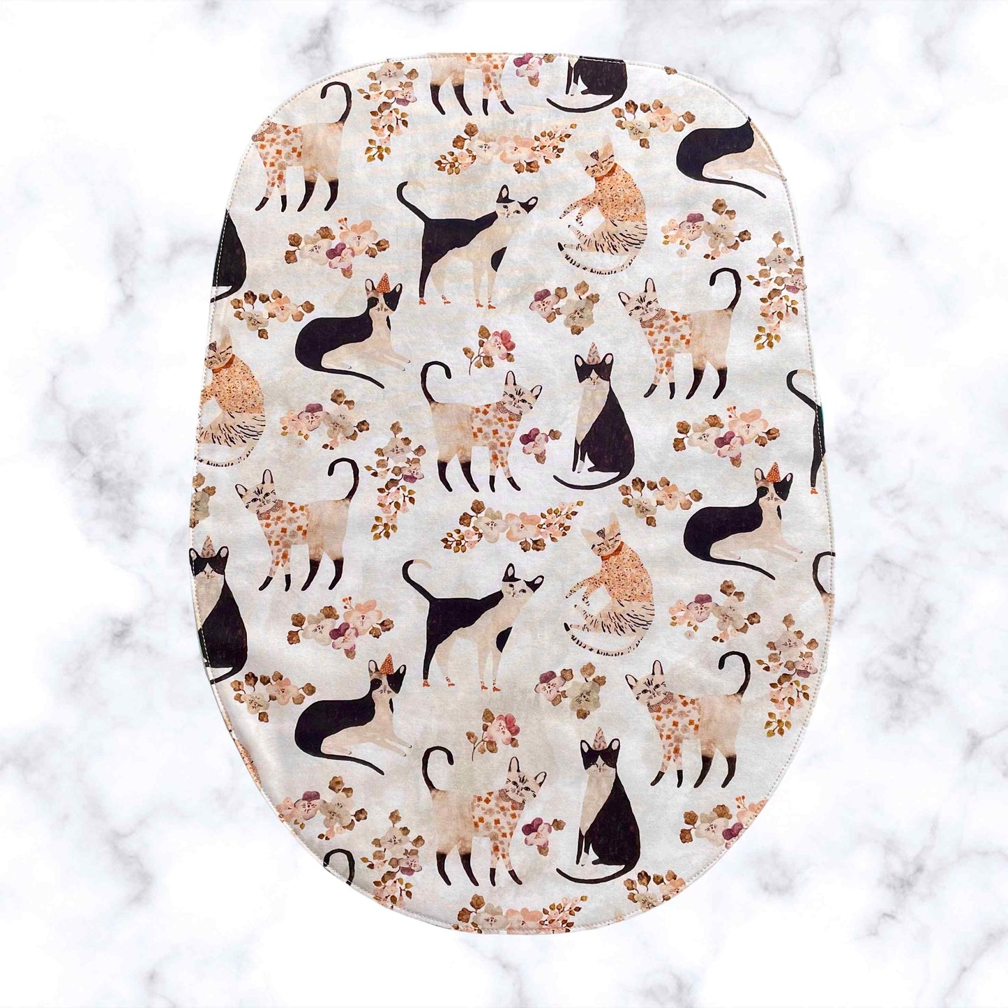 Stand Mixer Bowl Covers - Marcel Cats With Flowers