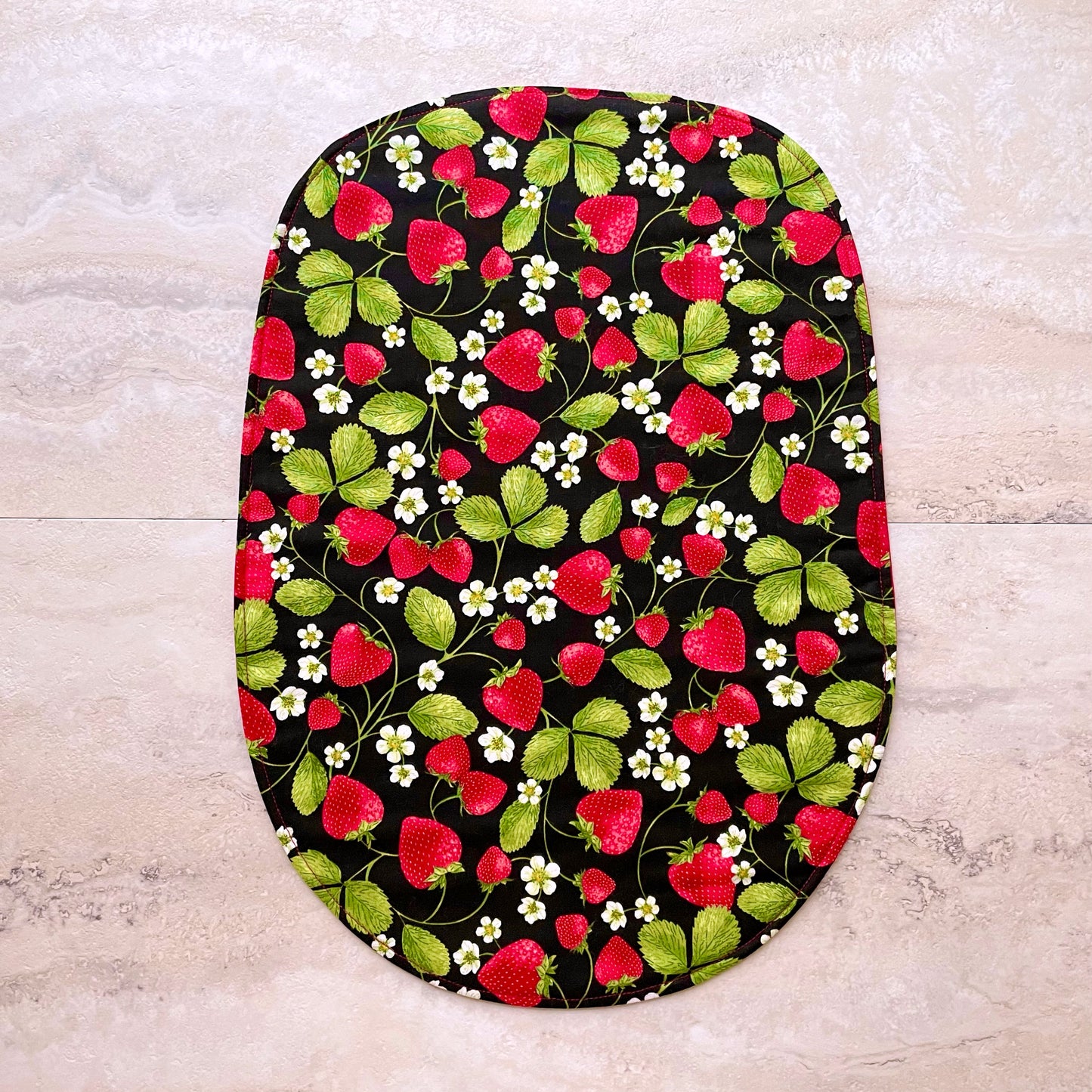 Stand Mixer Slider Mat - Strawberries and Vines