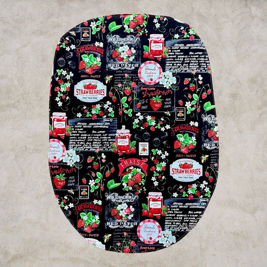 Strawberry Recipes Stand Mixer Slider Mat
