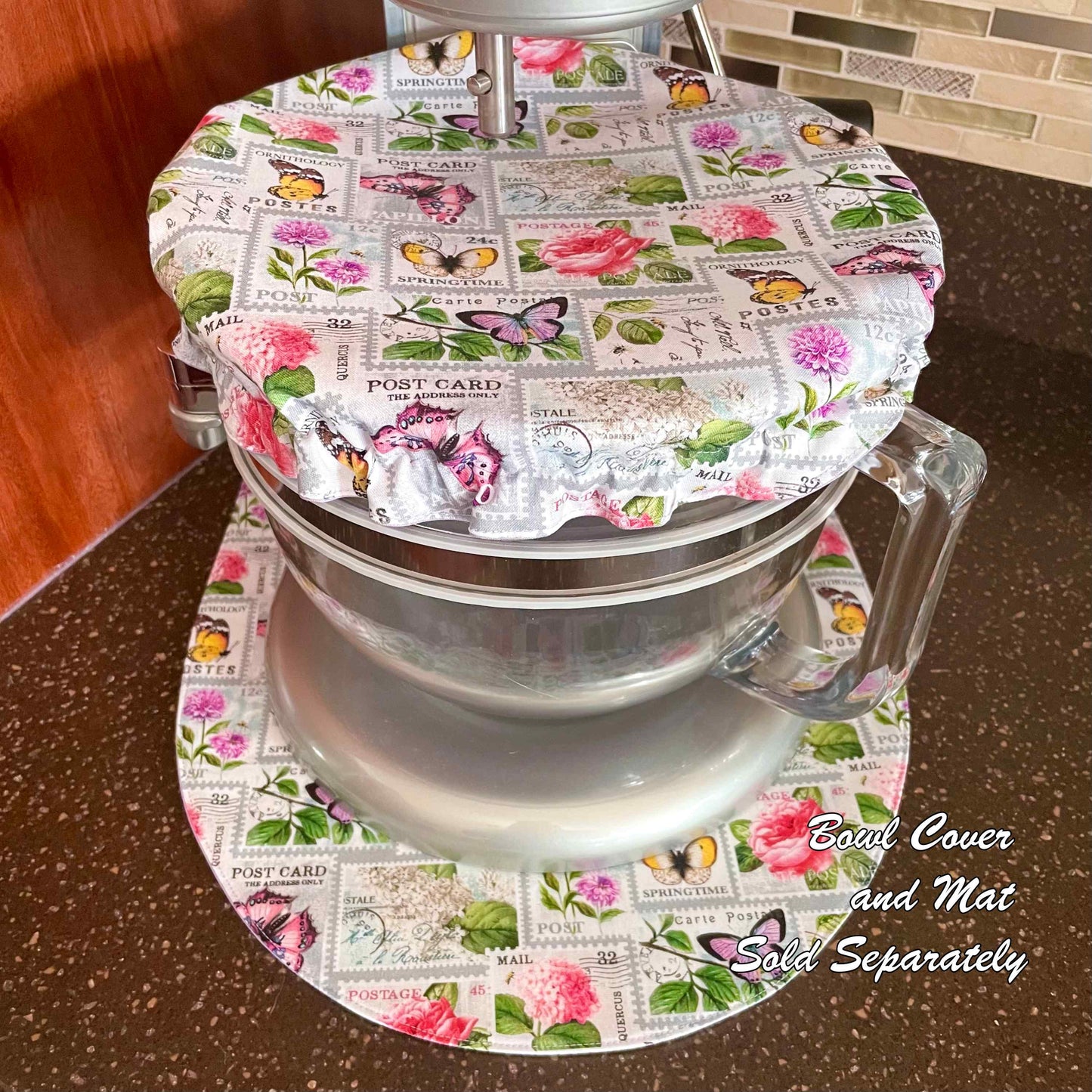 Stand Mixer Bowl Covers - Butterfly Stamps