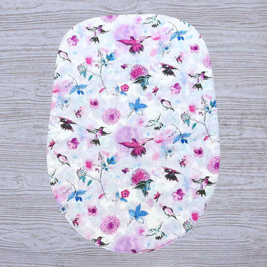 Stand Mixer Slider Mat - Floral Hummingbirds