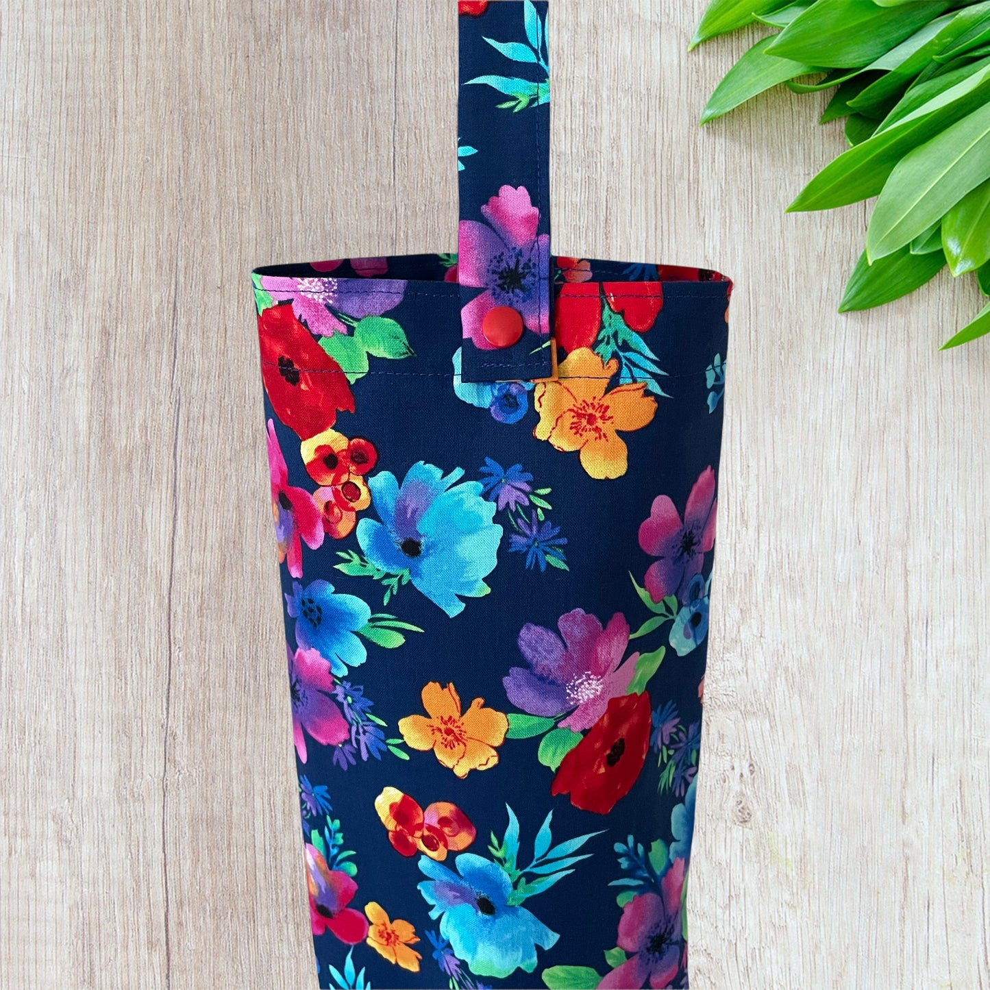 Plastic Bag Holder Dispenser - Pioneer Woman Floral Blue