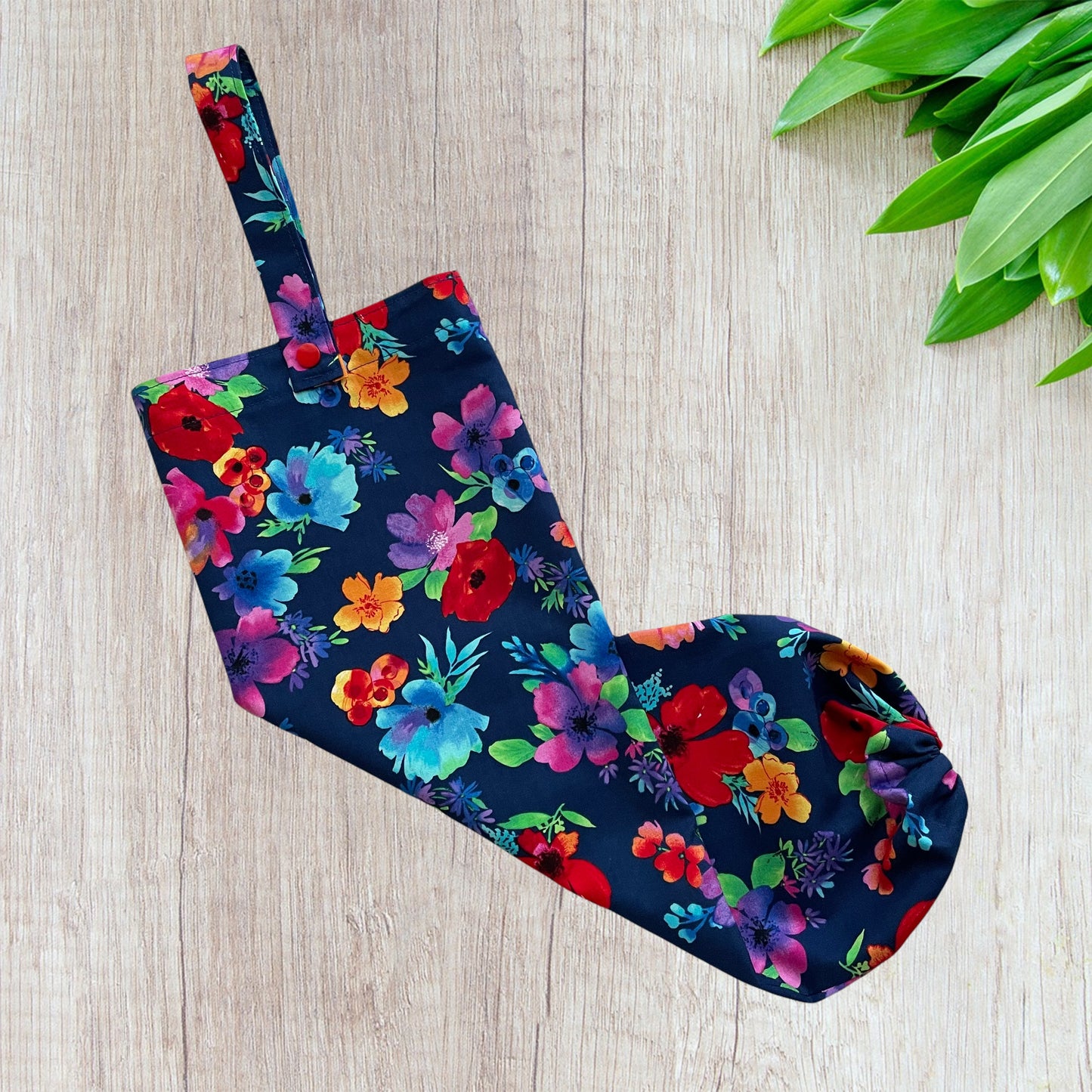 Plastic Bag Holder Dispenser - Pioneer Woman Floral Blue