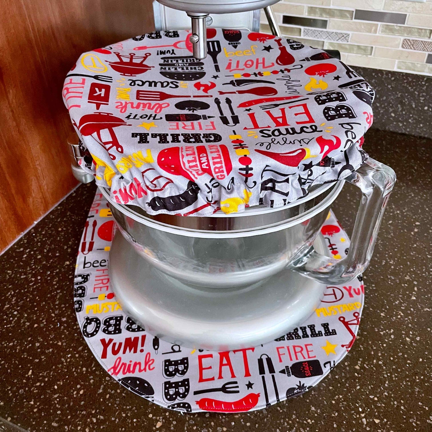 Stand Mixer Bowl Covers - Barbecue
