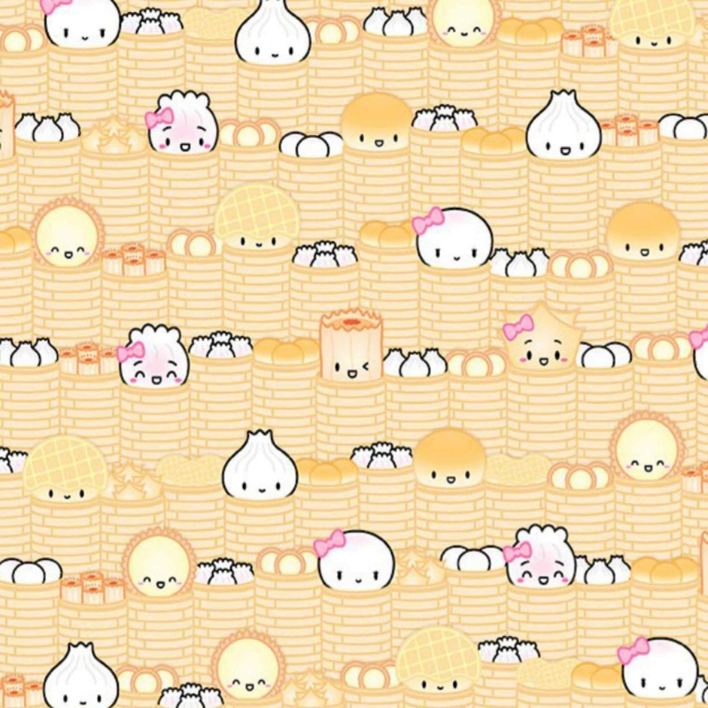 Steamer Stacks - Wonton in A Million Collection - Michael Miller Fabrics