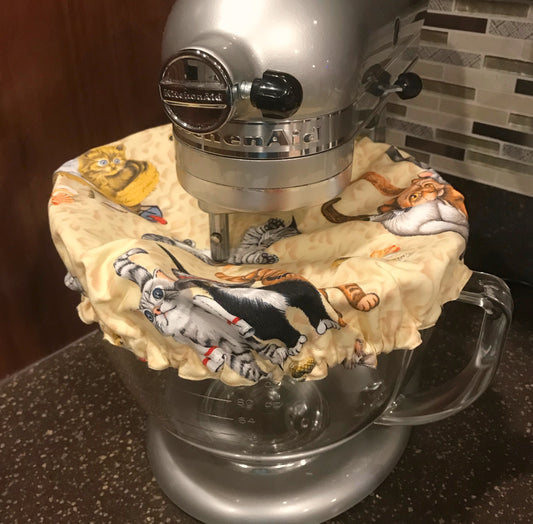 Stand Mixer Bowl Covers - Beach Kitties