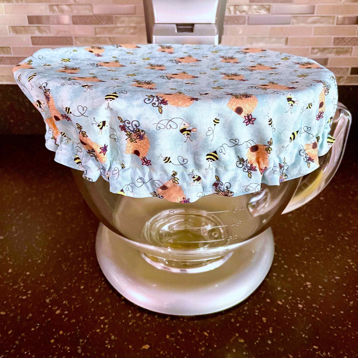 Stand Mixer Bowl Covers - Be Boppin Bees and Beehives Bowl Cover