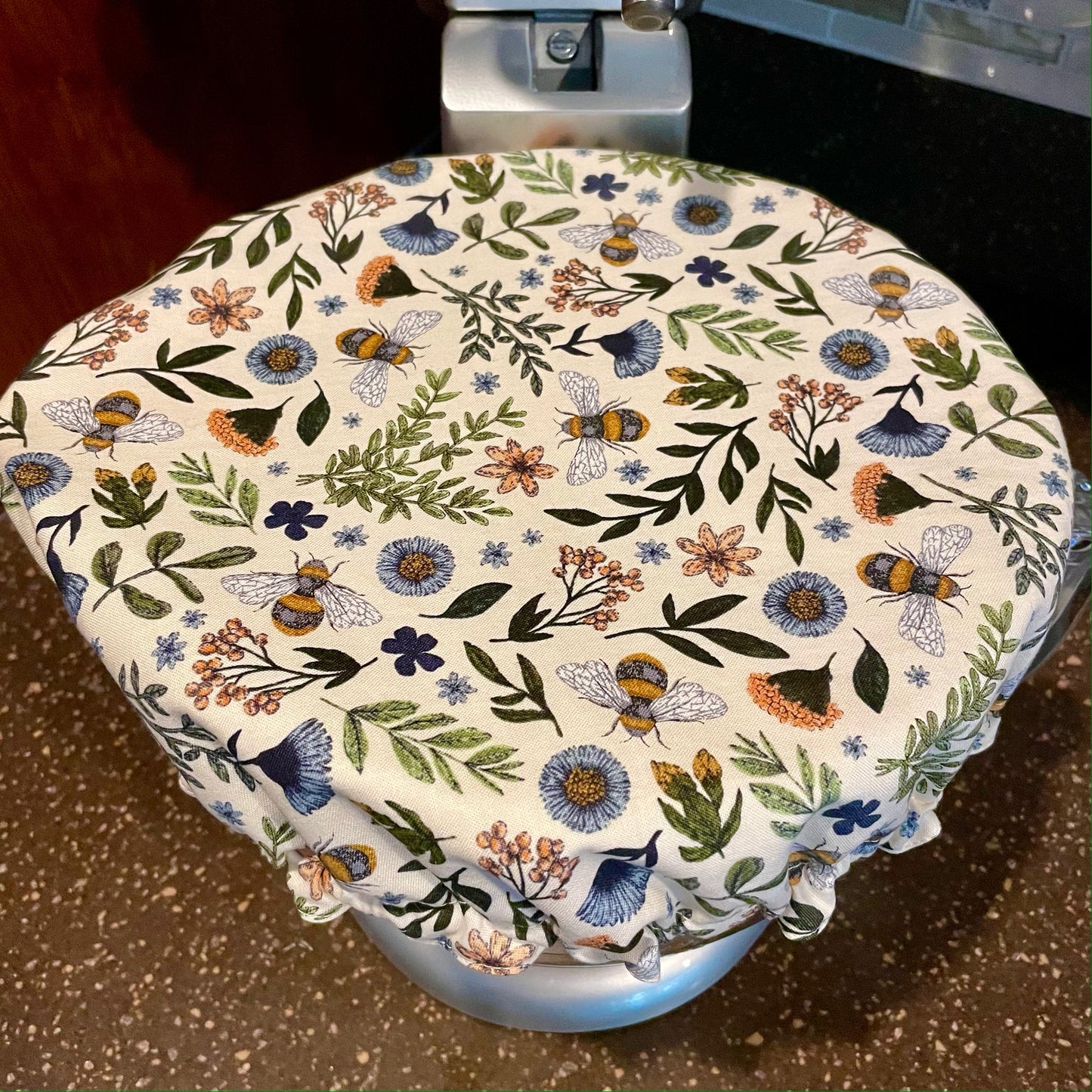 Stand Mixer Bowl Covers - Bees and Flowers