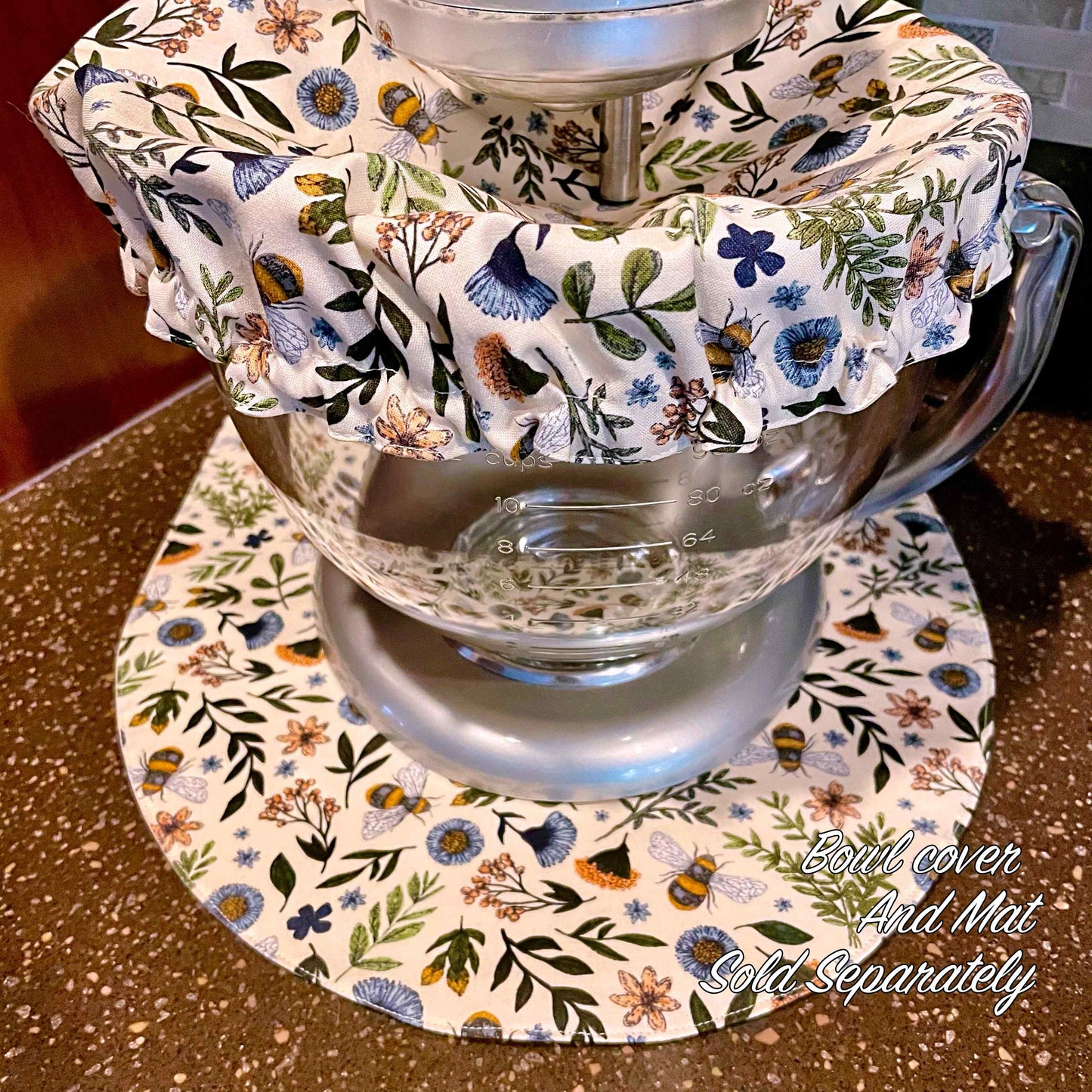 Stand Mixer Bowl Covers - Bees and Flowers