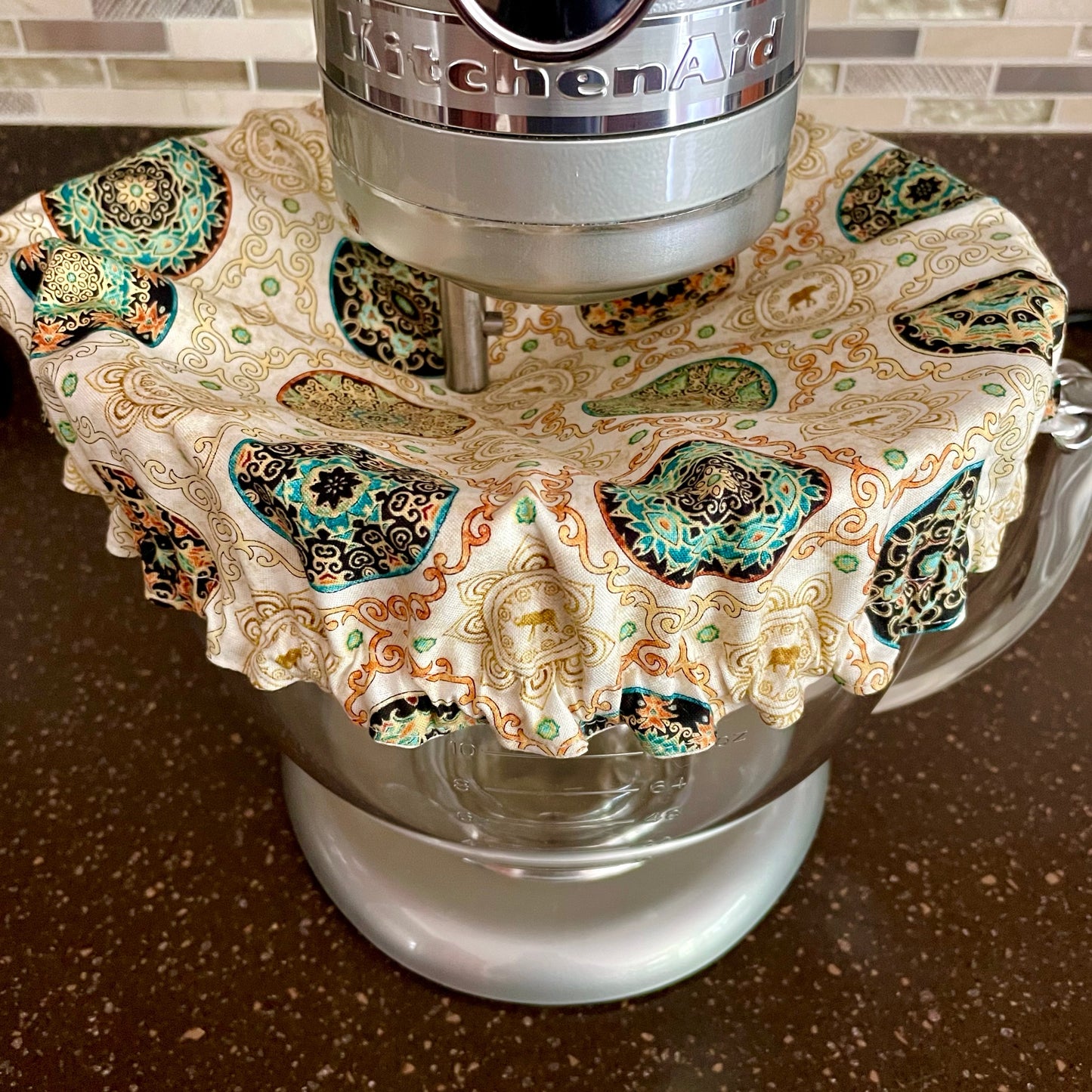 Stand Mixer Bowl Covers - Boho Elephant Mandala