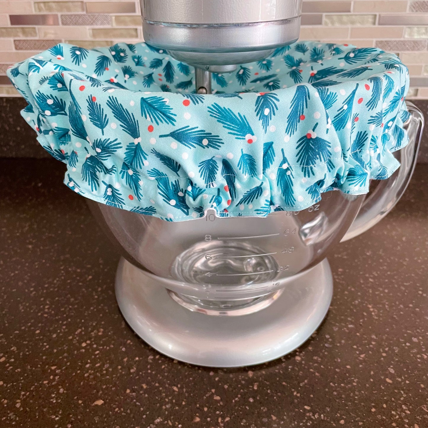Stand Mixer Bowl Covers - Christmas Holly