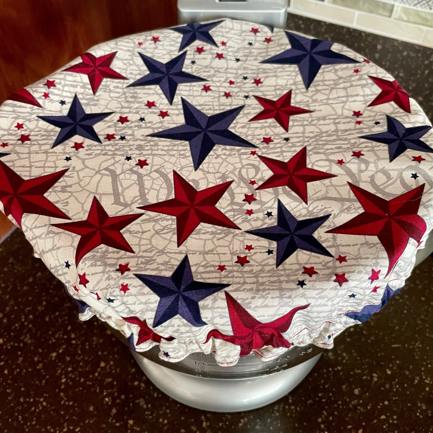 Stand Mixer Bowl Covers - Patriotic Stars