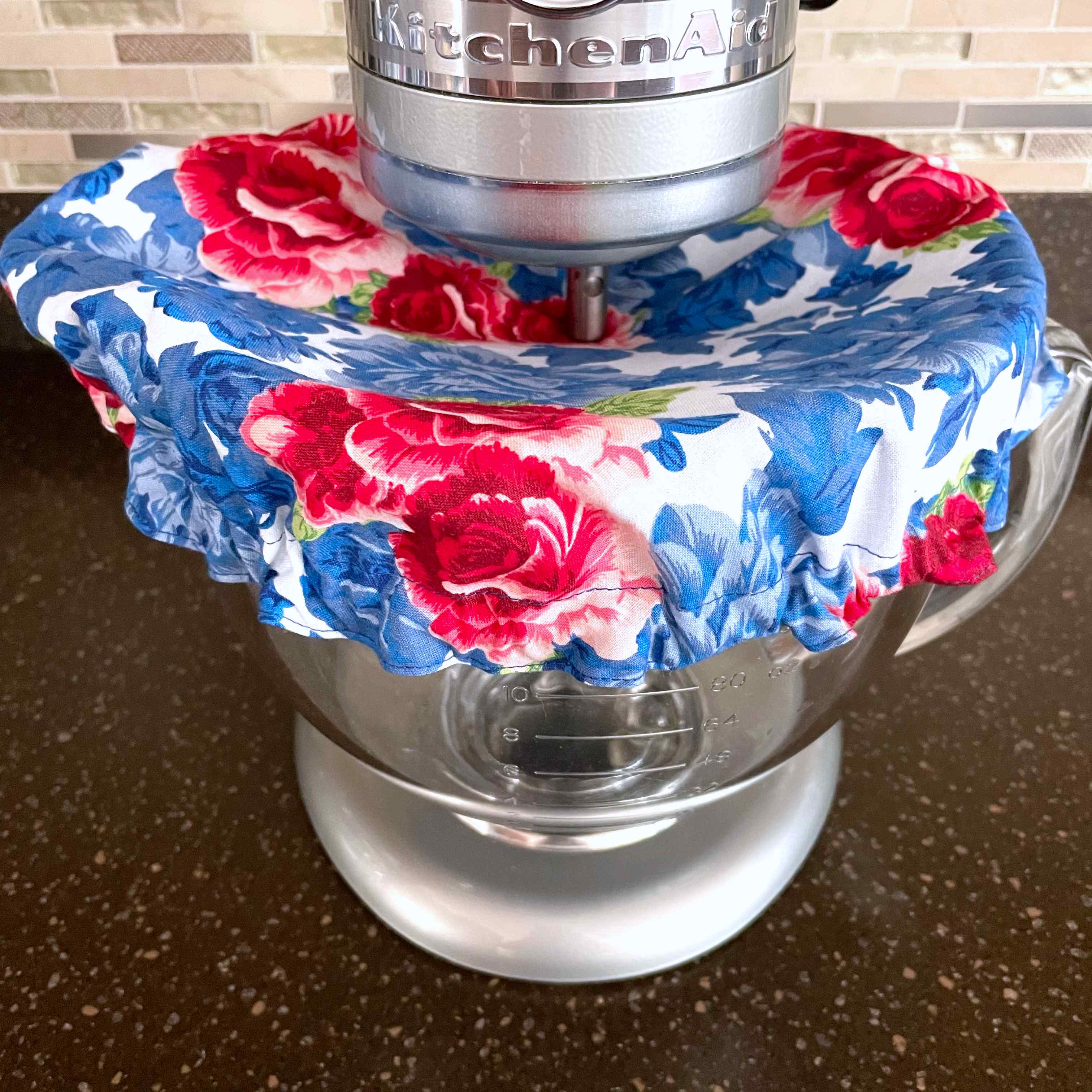 2 Piece Pioneer Woman Fabric Decorative Stand Mixer Mat and 