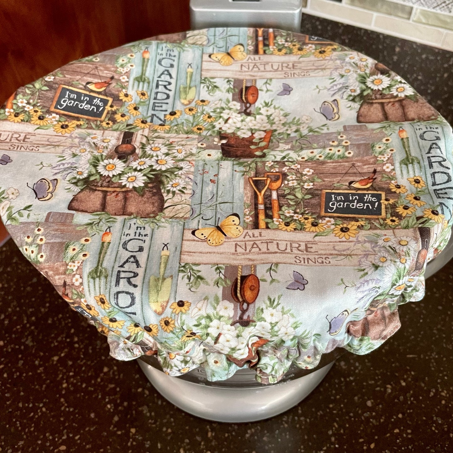Stand Mixer Bowl Covers - Garden Party