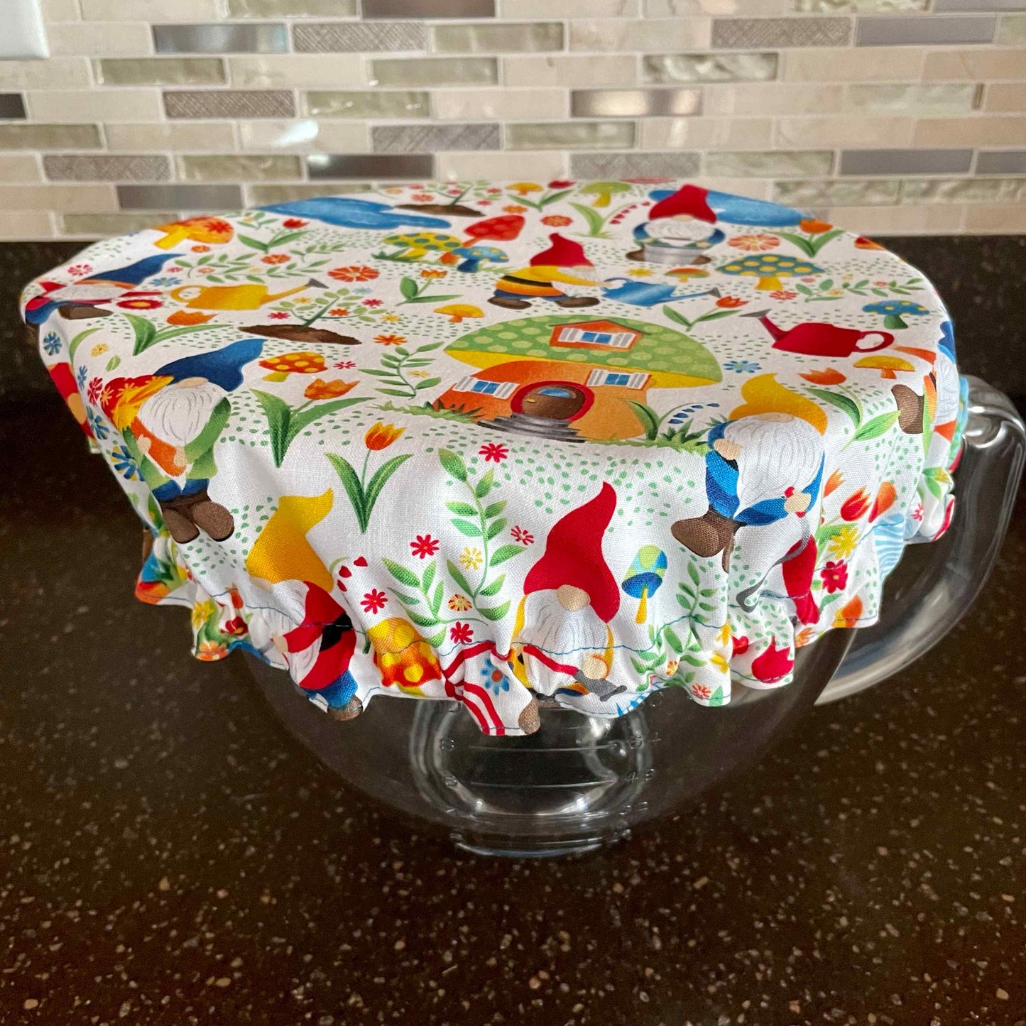 Stand Mixer Bowl Covers - Woodland Gnomies
