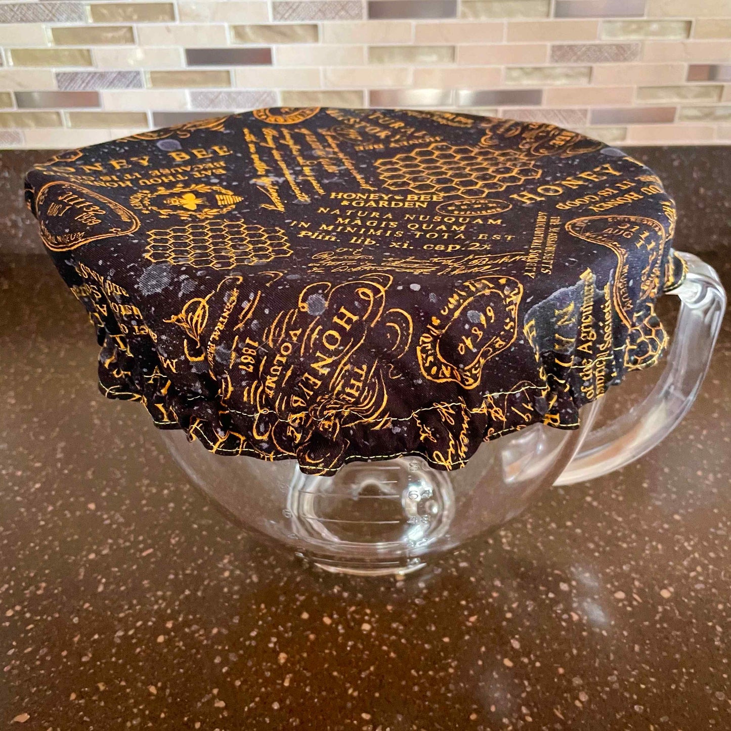 Stand Mixer Bowl Covers - A Bee's Life Words
