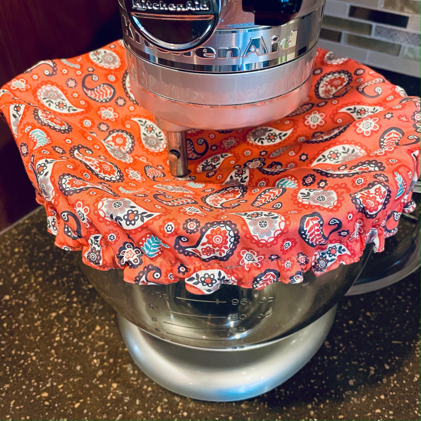 Stand Mixer Bowl Covers - Paisley