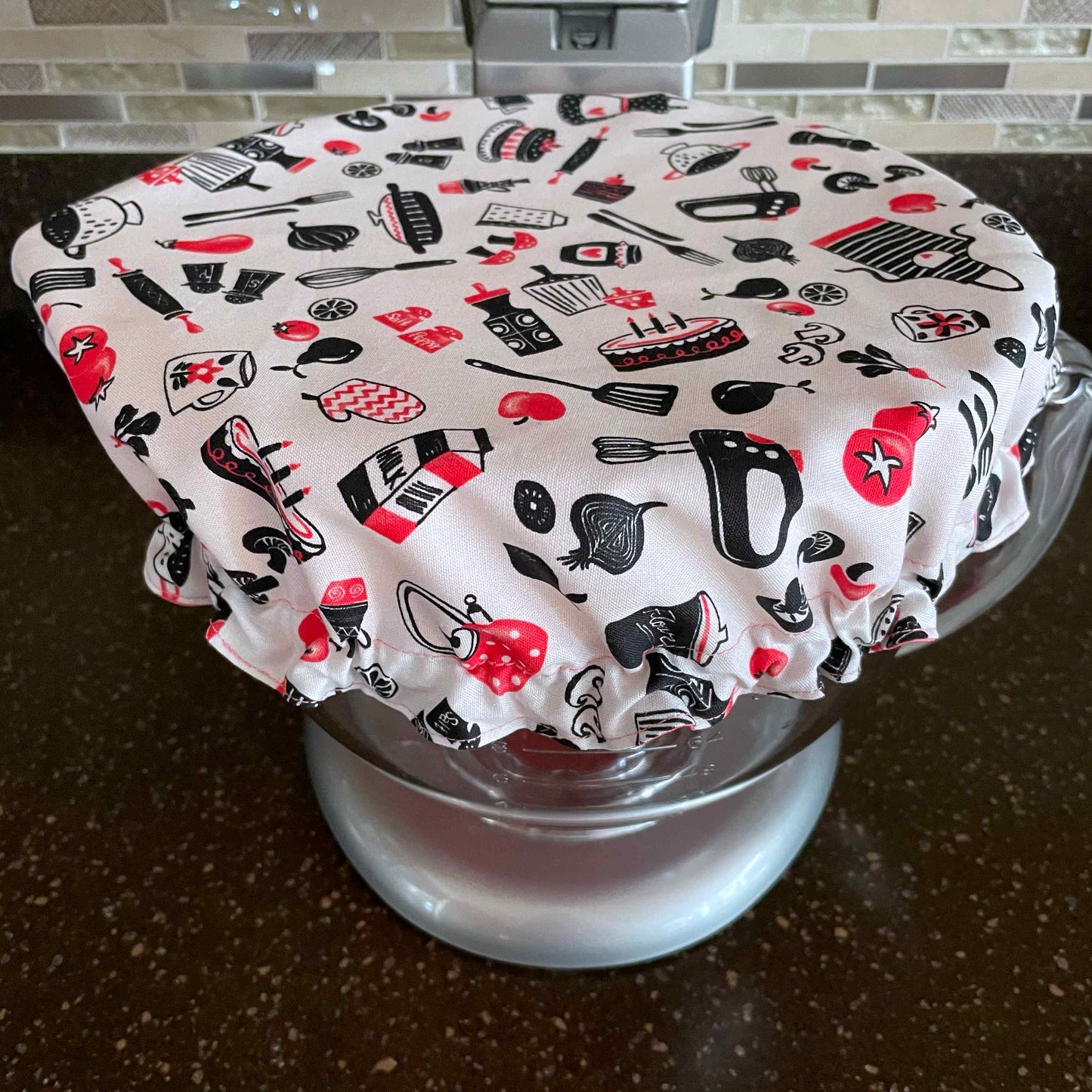 Stand Mixer Bowl Covers - Vintage Kitchen