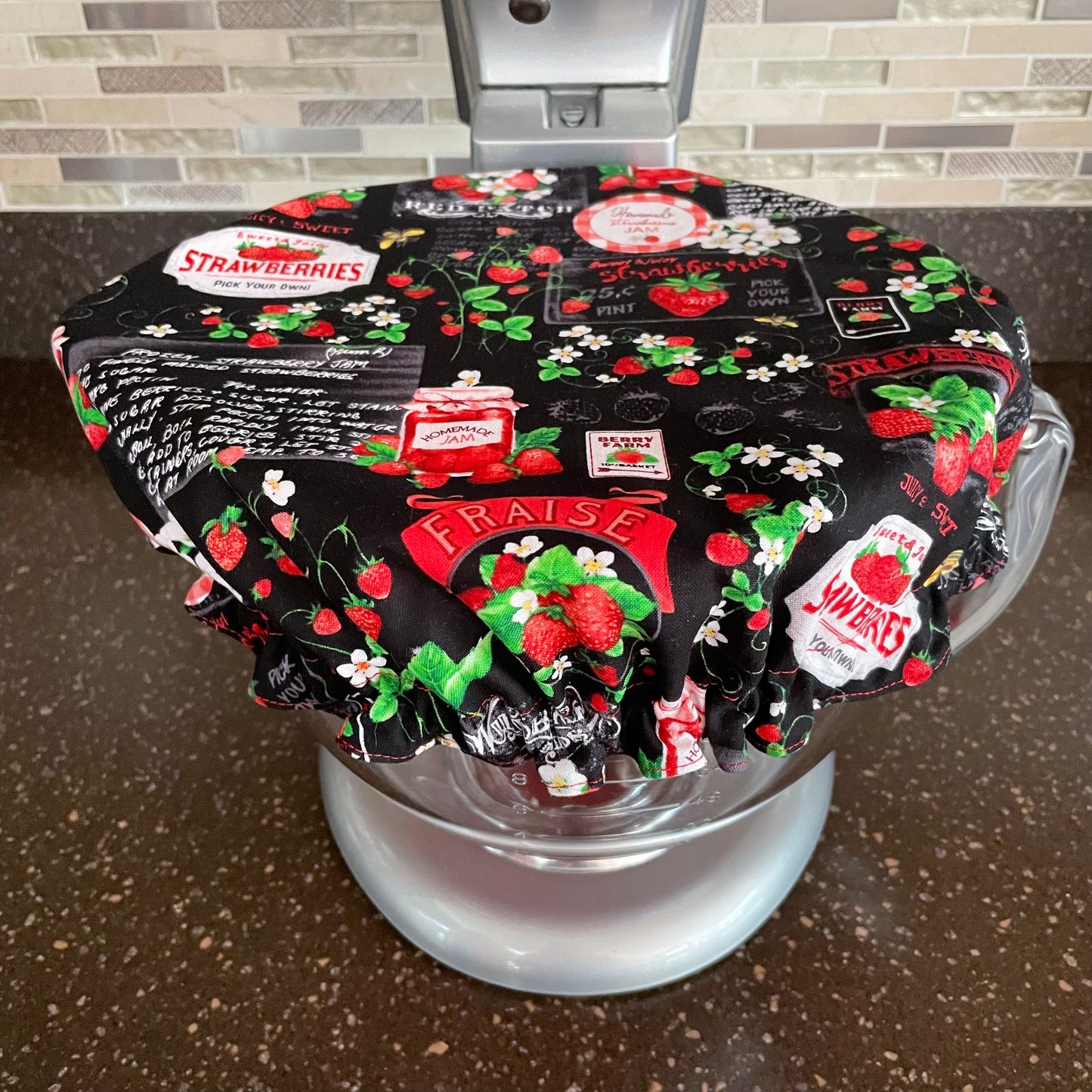 Stand Mixer Bowl Covers - Strawberry Recipes